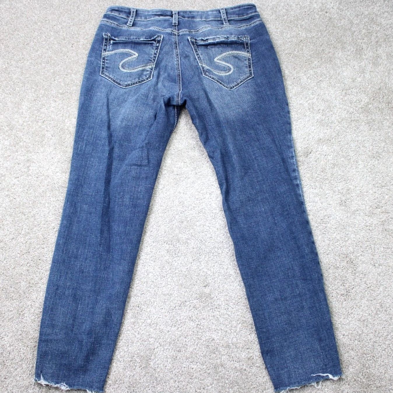 Silver Jeans Co. Silver Jeans Suki Blue Jeans 5-Pocket Skinny Stretch Denim Women's 34 x 29 Regular Size XS Size 24" / US 00 / IT 34 - 5 Thumbnail