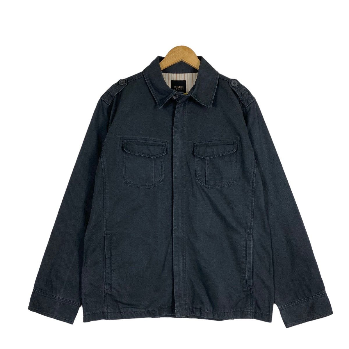 Japanese Brand Person Jeans Multipocket Jacket Size US M / EU 48-50 / 2 - 1 Thumbnail