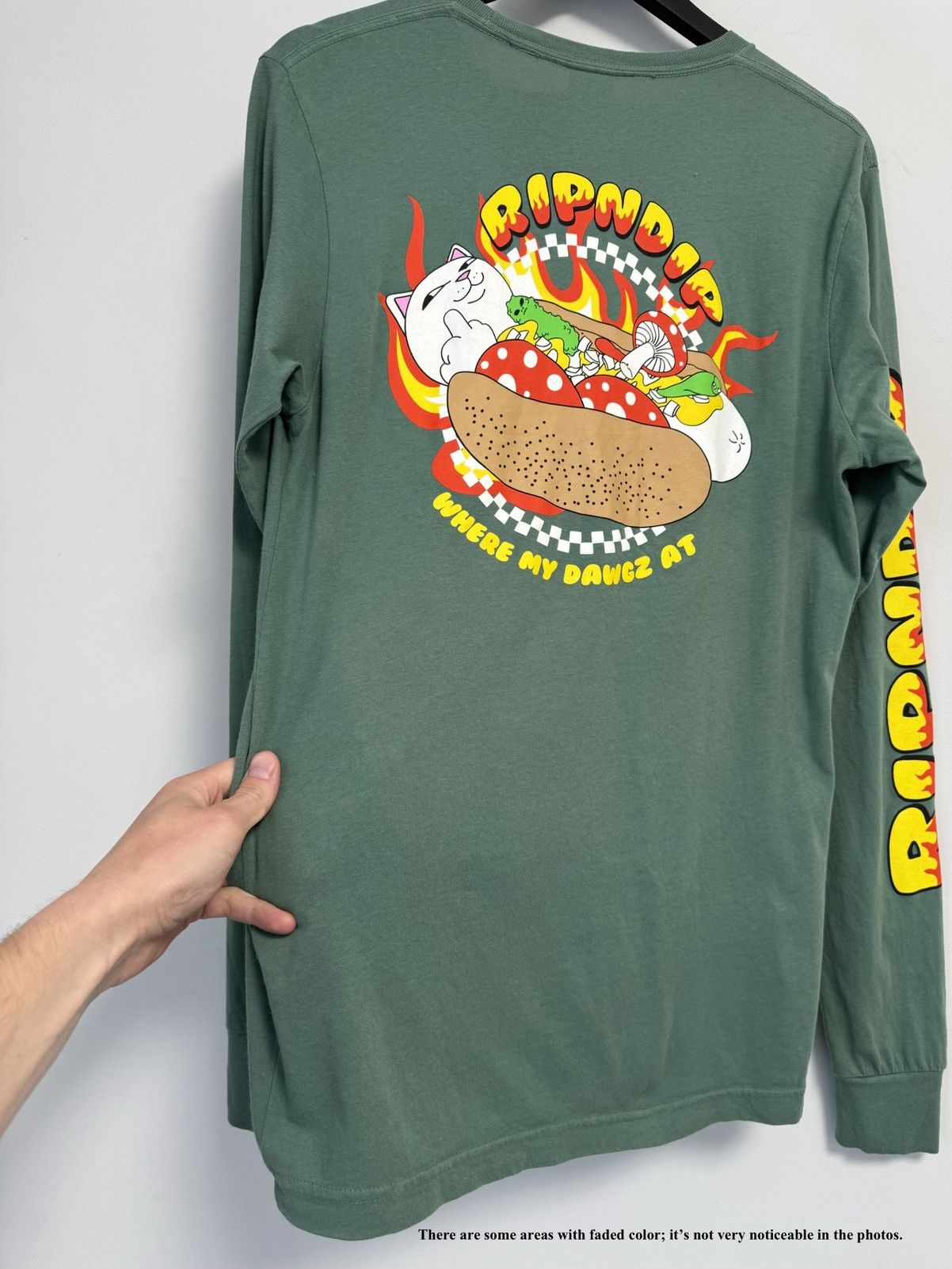 RIPNDIP Rip N Dip Men’s Small Long sleeve T-shirt Skateboarding Size US S / EU 44-46 / 1 - 12 Thumbnail