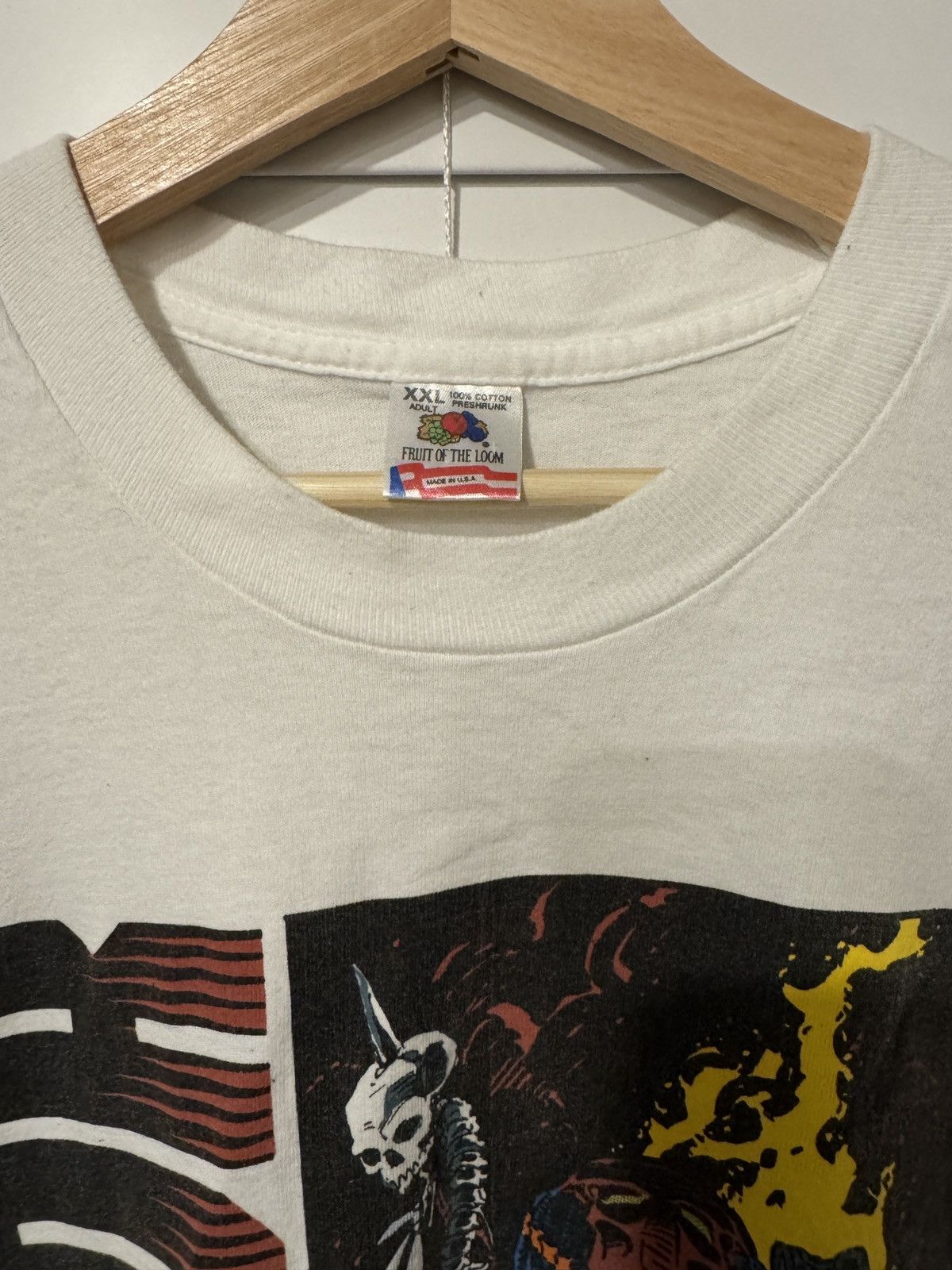 Fruit Of The Loom × Marvel Comics × Vintage 1995 XXL Predator Comic Images Vintage Marvel Dark Horse DC Size US XXL / EU 58 / 5 - 2 Thumbnail