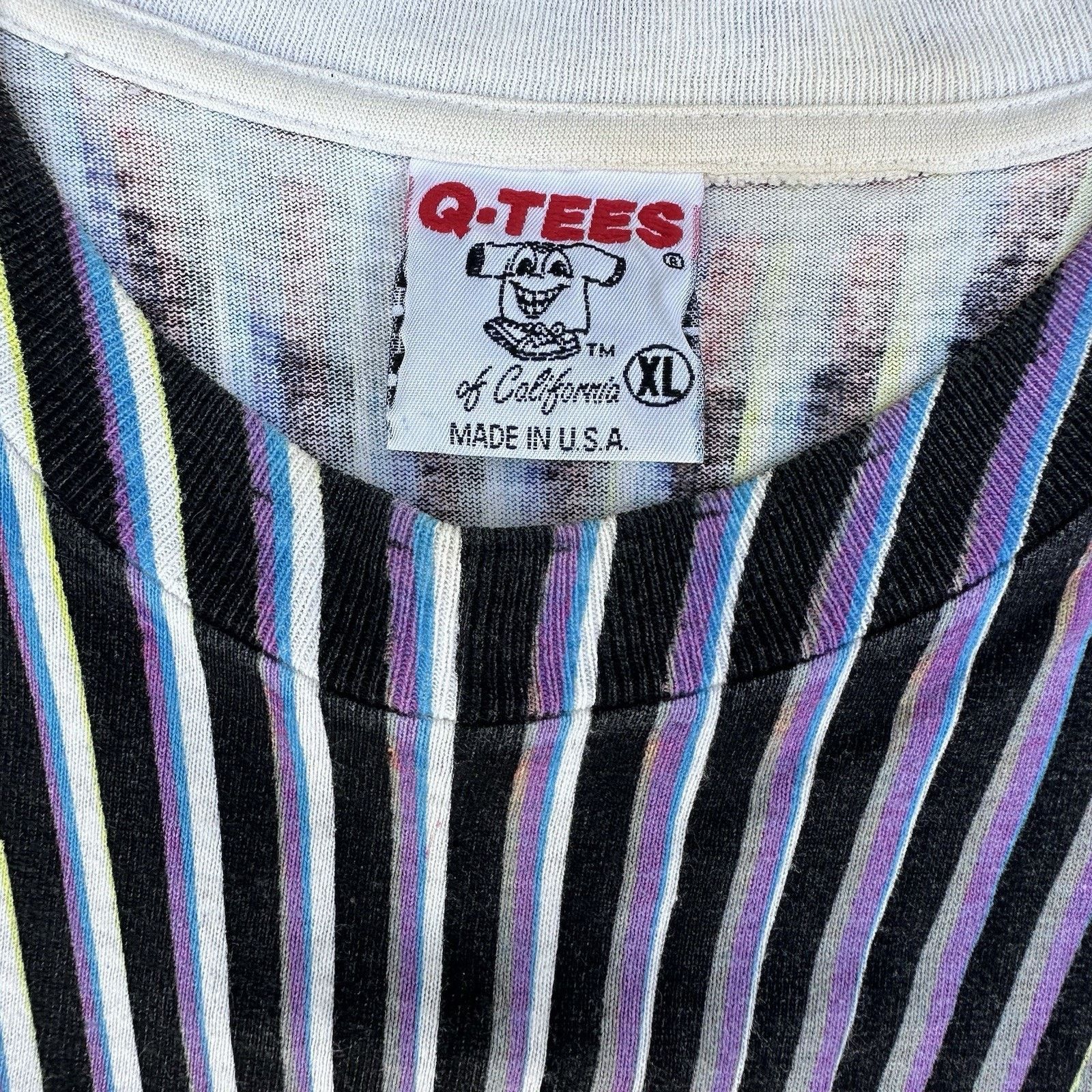 Vintage Vintage 90s Psychedelic Abstract Illusion AOP Shirt Art Rave Size US XL / EU 56 / 4 - 4 Thumbnail