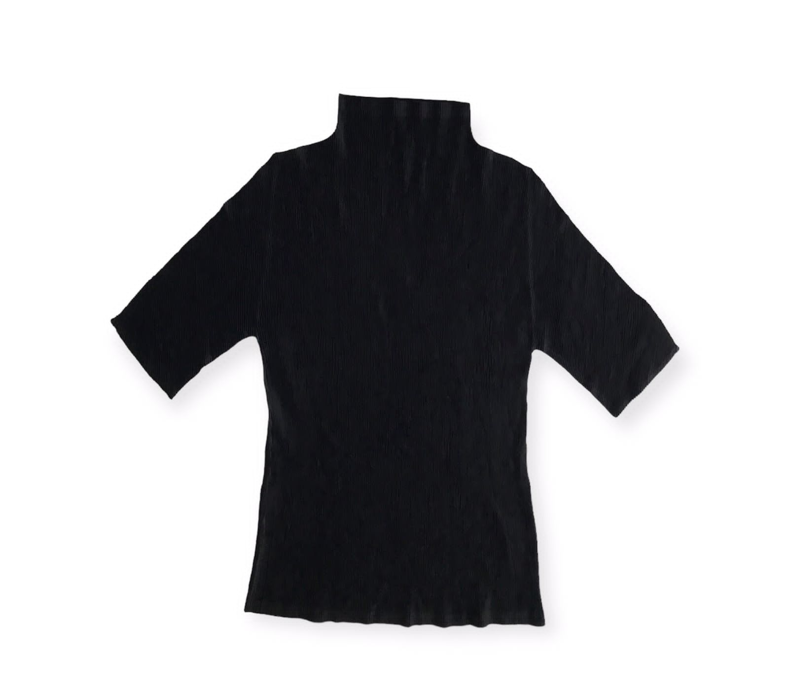 image of Issey Miyake Pleats Please Pleats Please By Issey Miyake High Neck in Black, Women's (Size Medium)
