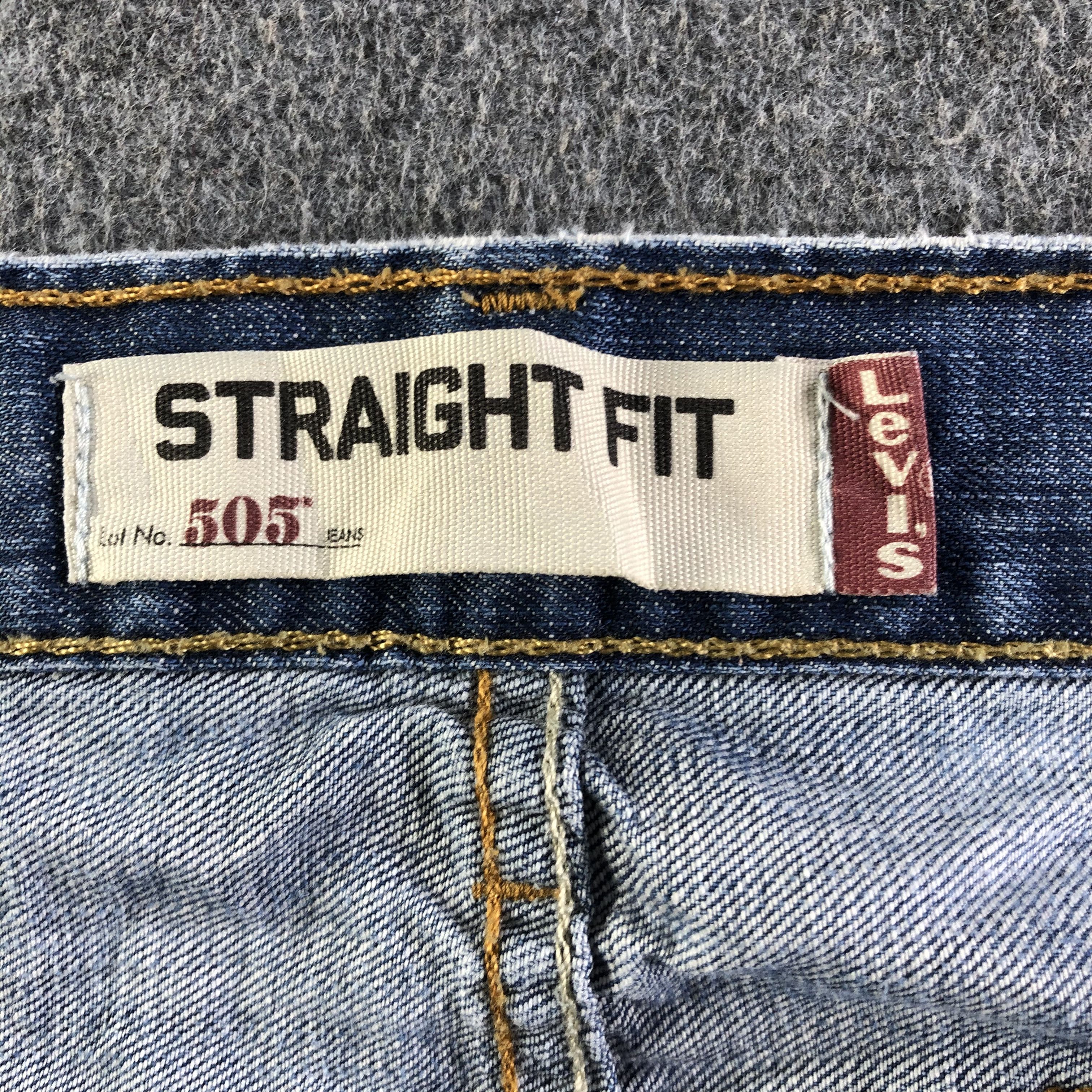 Levi's Vintage Blue Wash Levis 505 Jeans-J4511 Size US 36 / EU 52 - 10 Thumbnail
