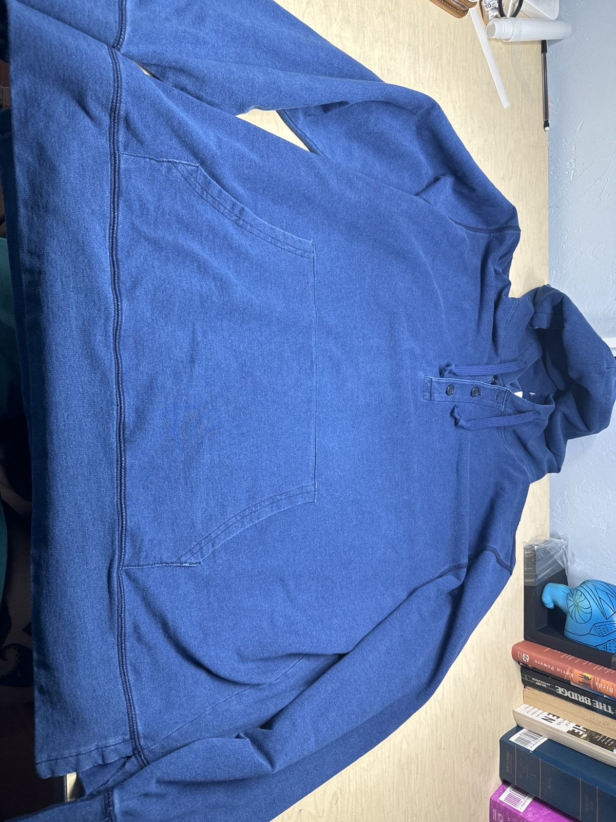 Todd Snyder Todd Snyder Indigo Hoody Sz XXL Size US XXL / EU 58 / 5 - 2 Thumbnail