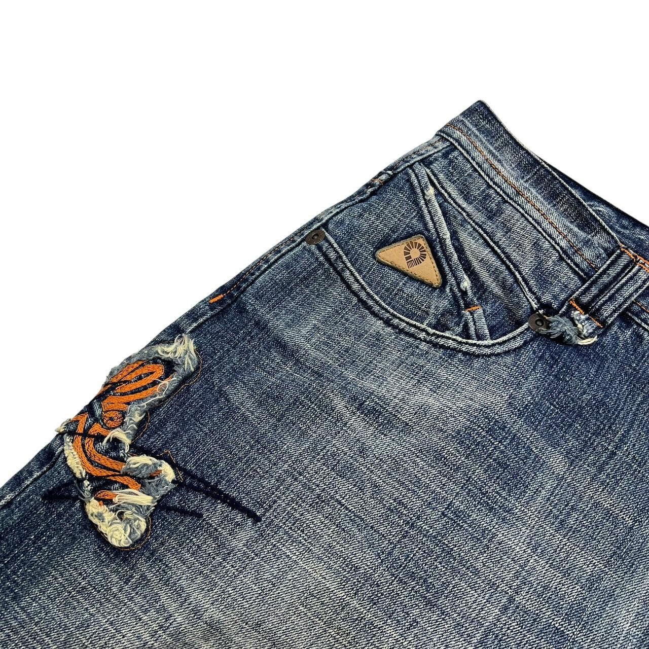 Akademiks Vintage Baggy Akademiks Denim Shorts / Jorts - Waist: 36” Size US 36 / EU 52 - 4 Thumbnail