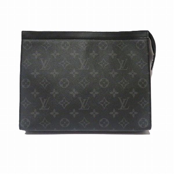 Louis Vuitton Louis Vuitton Pochette Voyage MM Monogram Clutch Textile Clutch Bag M61692 DUTY FREE for USA