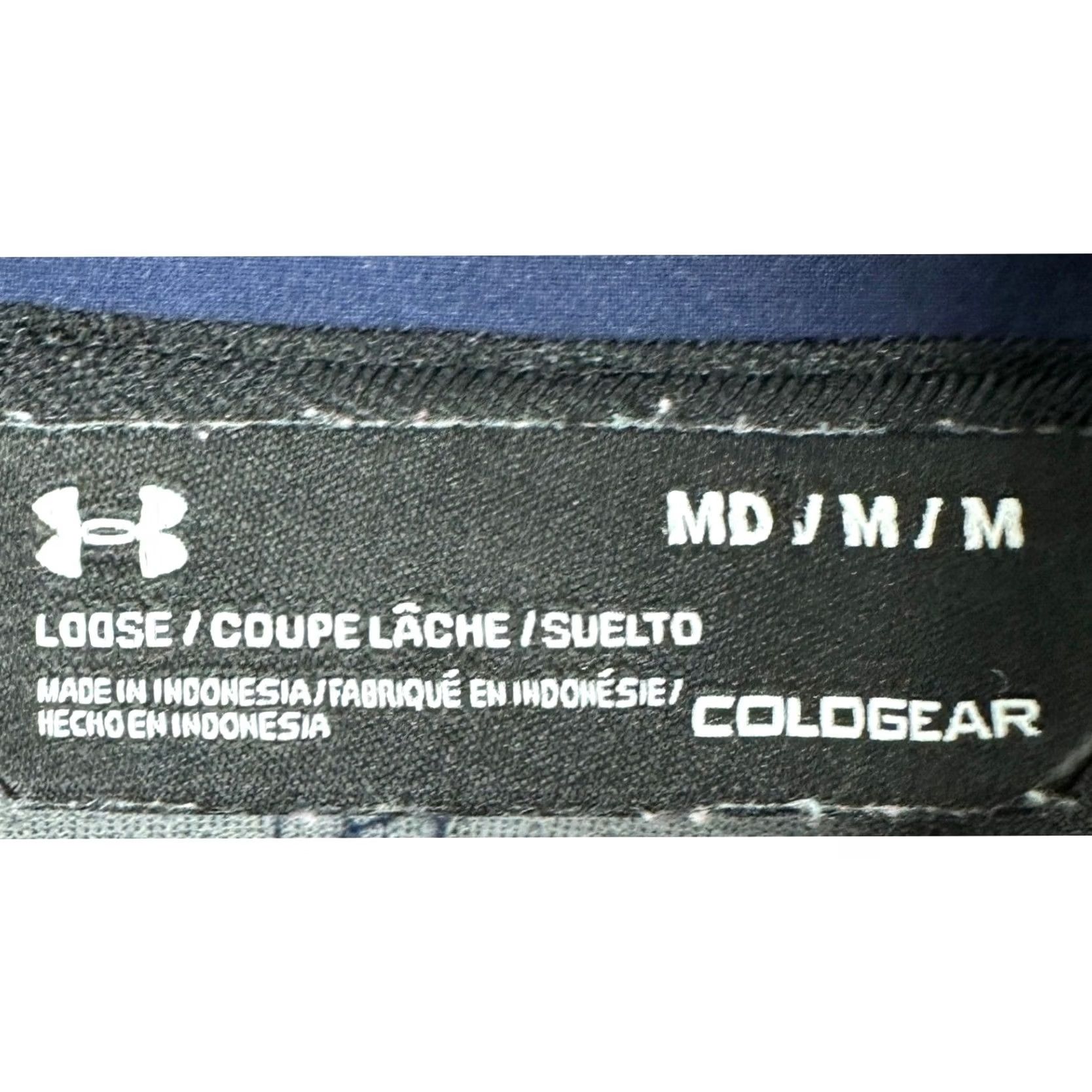 Under Armour Under Armour Cold Gear Golf Jacket Mens Medium Blue Full Zip Softshell Wind-Resistant Zip Pockets Size US M / EU 48-50 / 2 - 4 Thumbnail