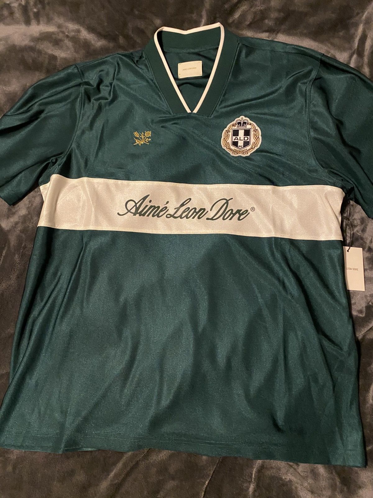 Aime Leon Dore Team Soccer Jersey Green メンズ - SS22 - JP