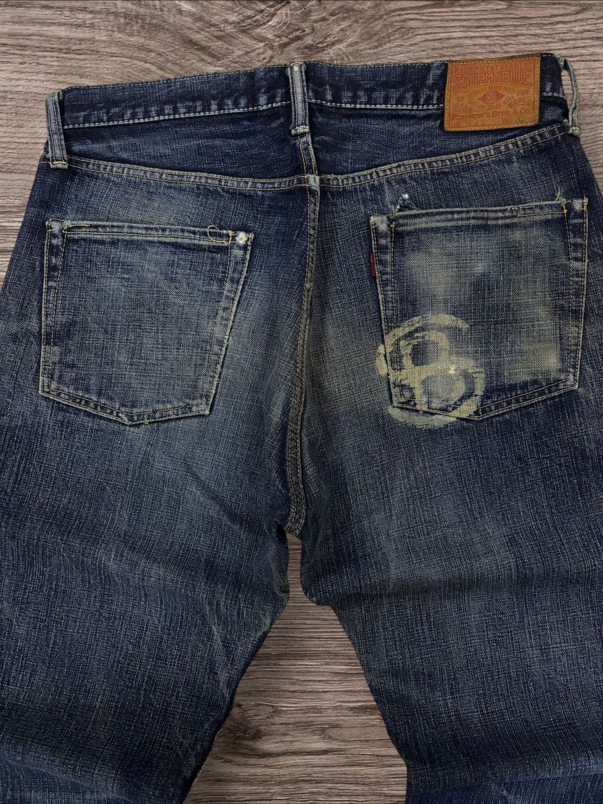 Samurai Jeans Vtg StormyBlue by Pherrow Kapital Style Selvedge Jeans Size US 32 / EU 48 - 7 Thumbnail