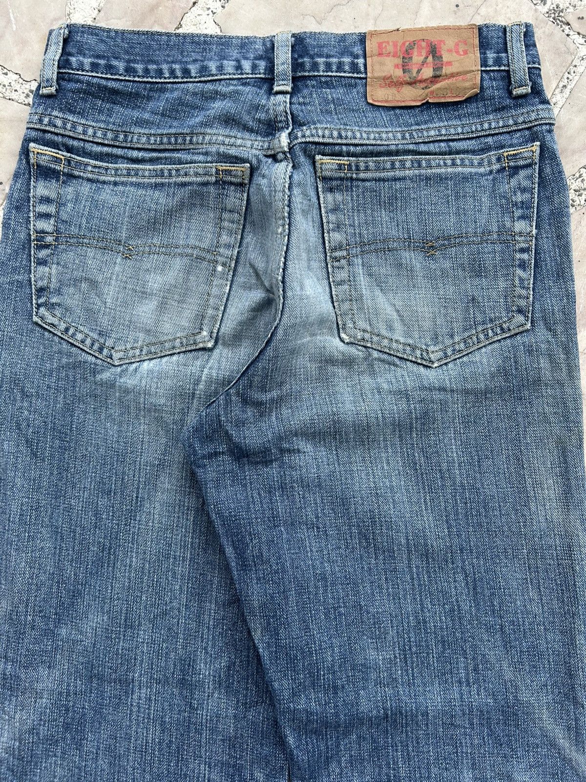 EIGHT-G Eight-G Japan Vintage Blue Denim Size US 33 - 11 Thumbnail
