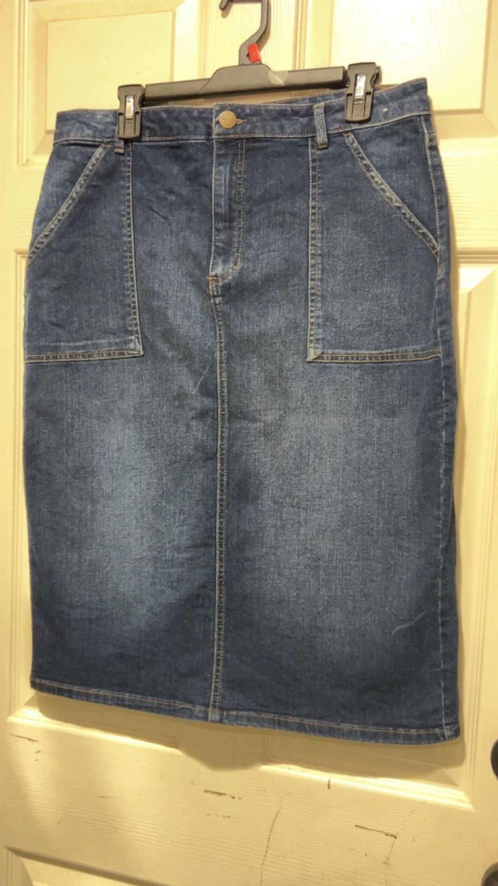 Other Women's d.jeans Blue Denim Pencil Skirt Size 14 Size 36" / US 14 / IT 50 - 2 Thumbnail
