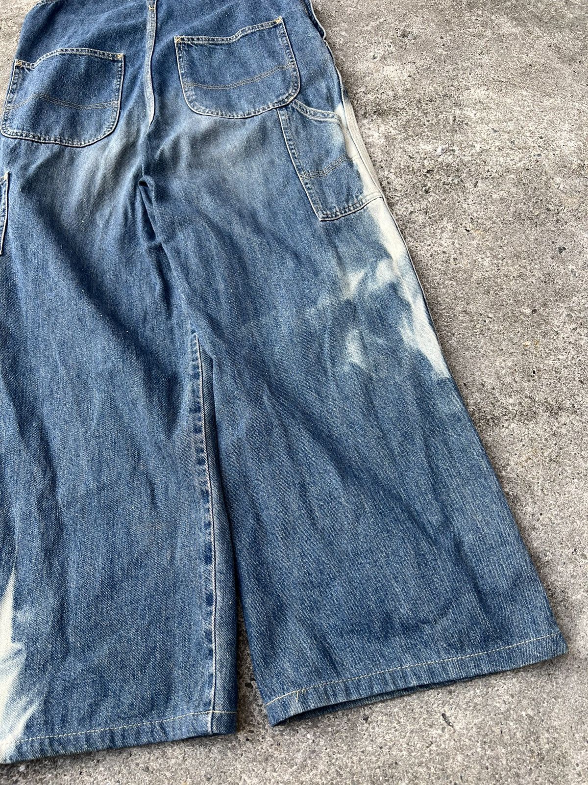 Japanese Brand 💥90’s Bobson Sun Sister Faded Overall Denim Size US 32 / EU 48 - 12 Thumbnail