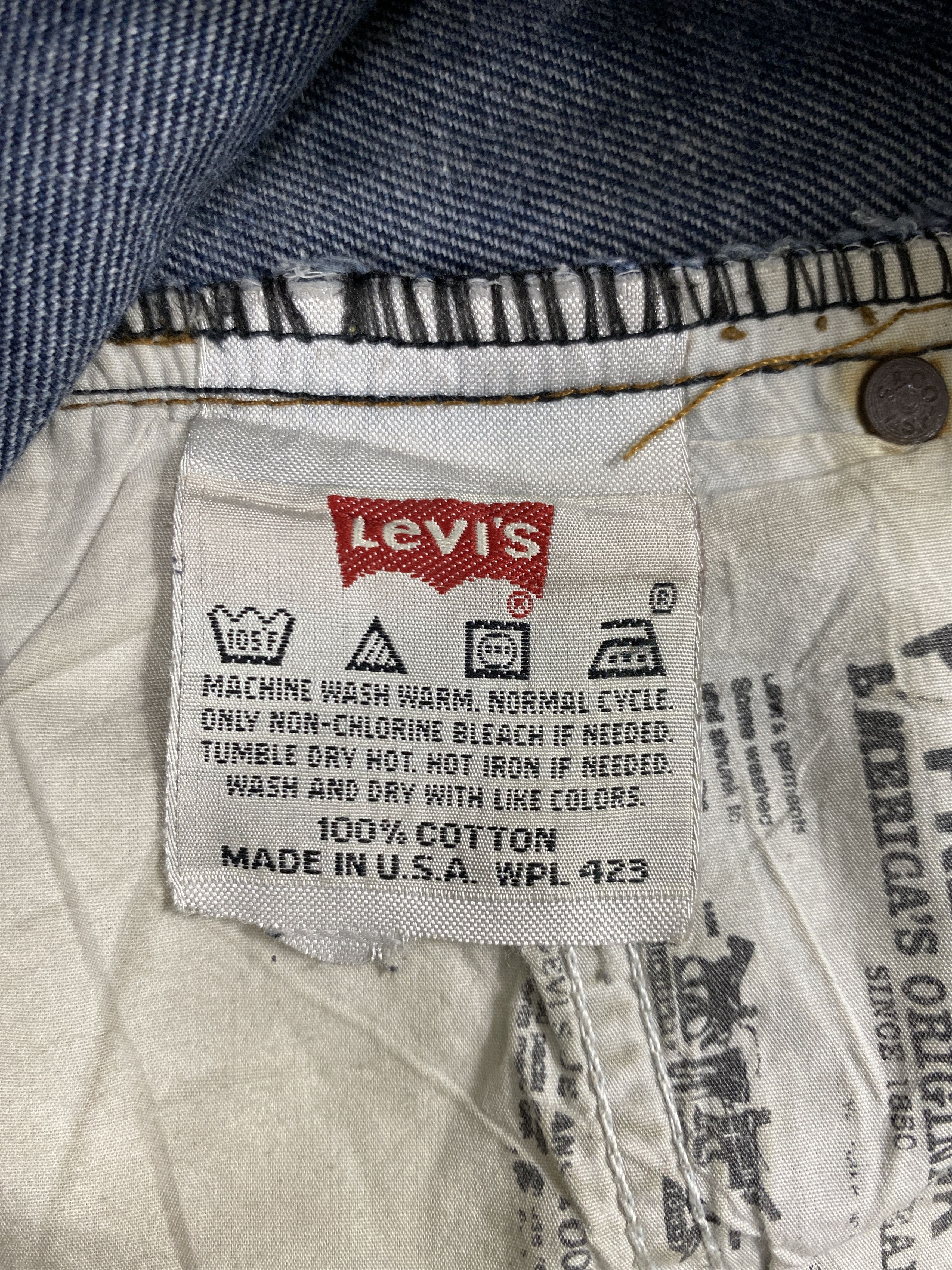 Levi's Blue Distressed Vintage Levi's USA 32x26.5 Denim -JN1299 Size US 32 / EU 48 - 10 Thumbnail