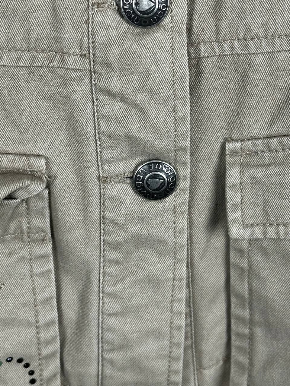 Morgan De Toi Morgan de Toi Vintage brown Cropped Biker Jacket Size S / US 4 / IT 40 - 5 Thumbnail