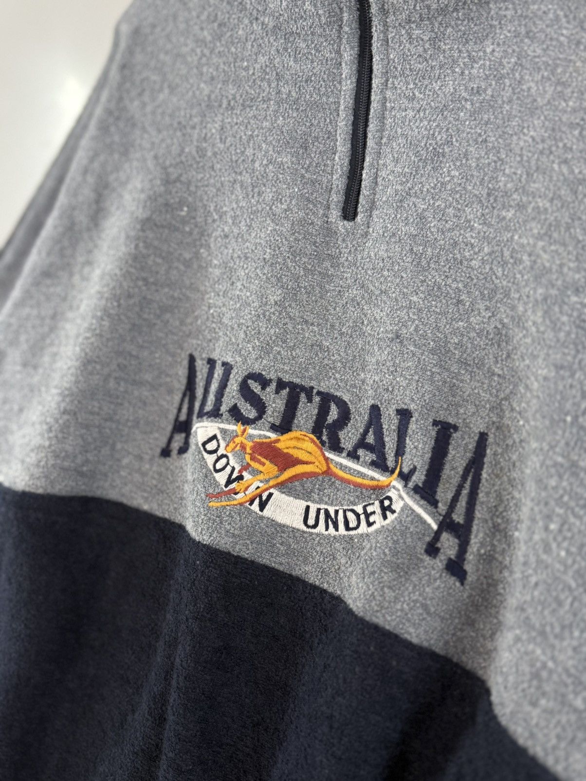 The Australian Outback Collection 🔥 90s Ausie iConic Dreamings Quarter Zip Velour Sweatshirt Size US S / EU 44-46 / 1 - 6 Thumbnail