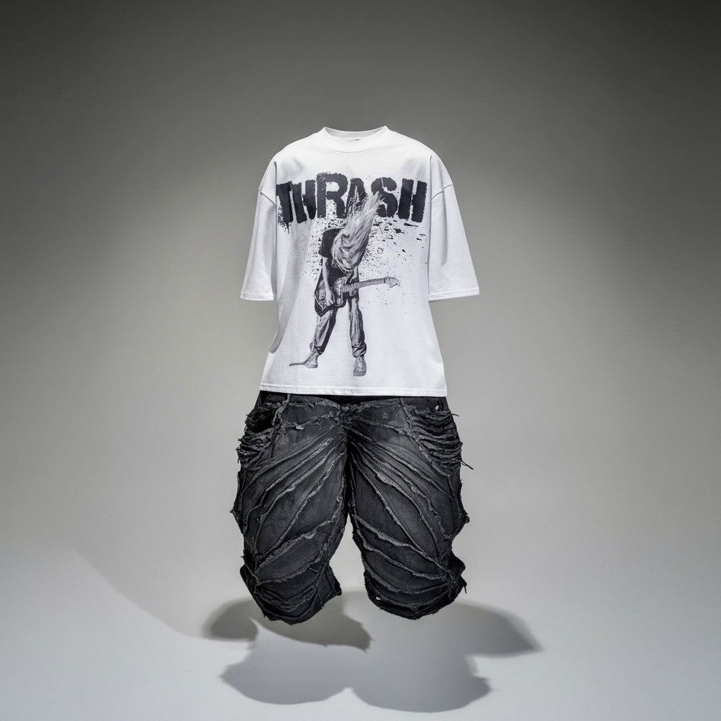 Other Thrash Punk Graphic Tee Size US L / EU 52-54 / 3 - 3 Thumbnail