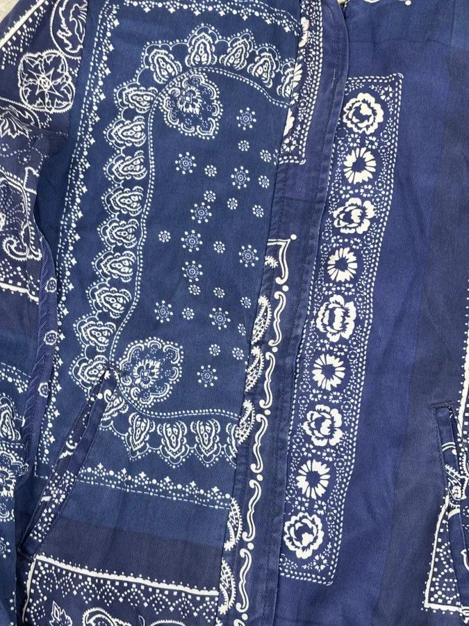 Polo Ralph Lauren 2010s Ralph Lauren Denim & Supply Bandana Patchwork Light Jacket Size S / US 4 / IT 40 - 9 Thumbnail