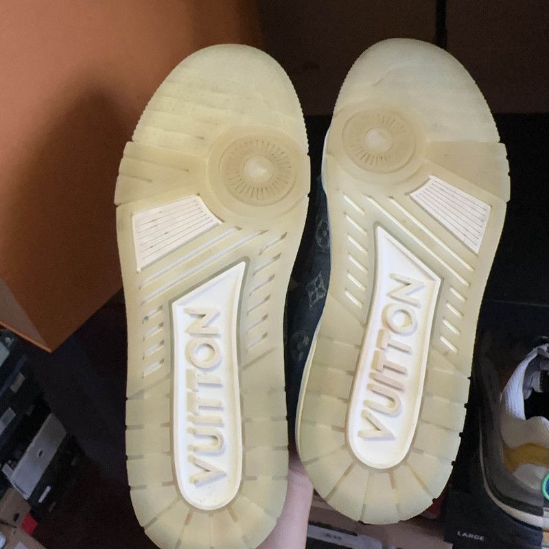 Louis Vuitton Louis Vuitton Denim Trainer Low-Top Sneakers 0079 Size US 9.5 / IT 39.5 - 7 Thumbnail