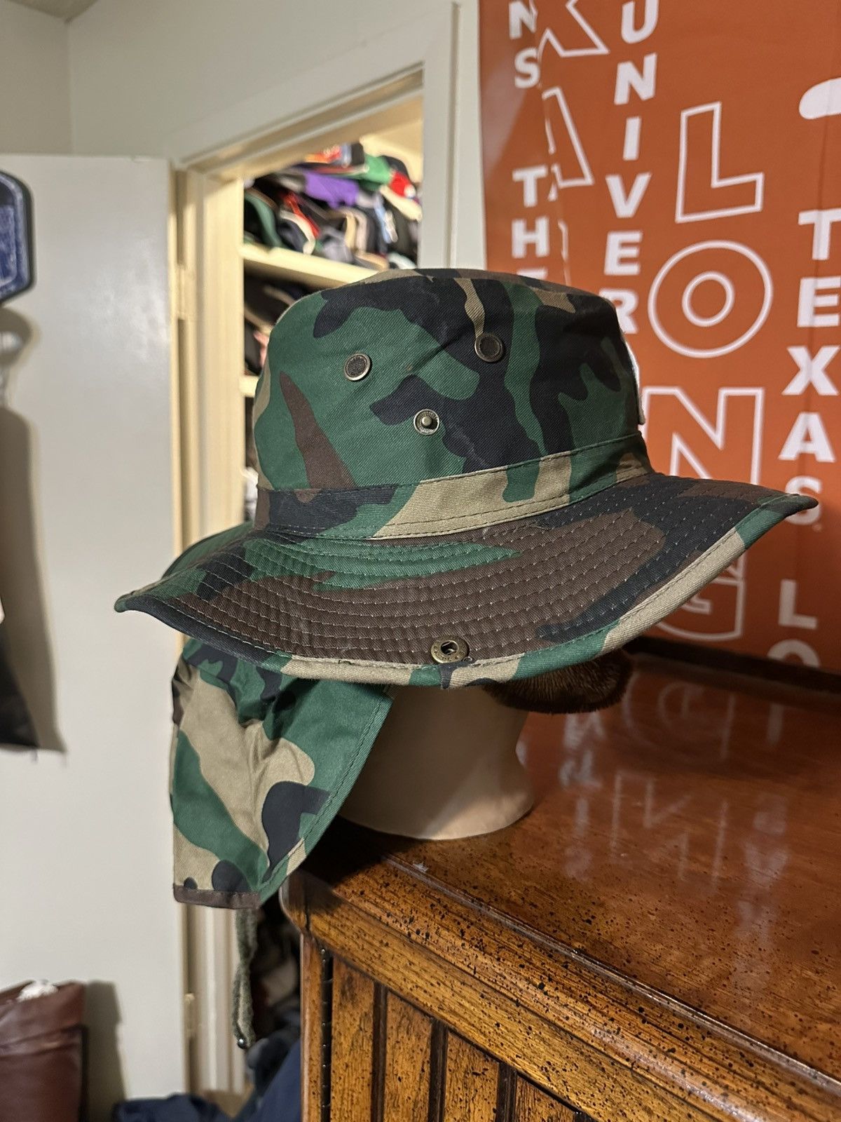 Anti Social Social Club × Vintage Vintage Usps mailman “camouflage” bucket hat 90s Size ONE SIZE - 2 Thumbnail