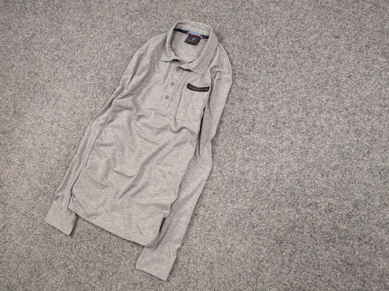 Japanese Brand Porsche Design Classic Herren Rugby Long Sleeve Polo Shirt Size US L / EU 52-54 / 3 - 3 Thumbnail