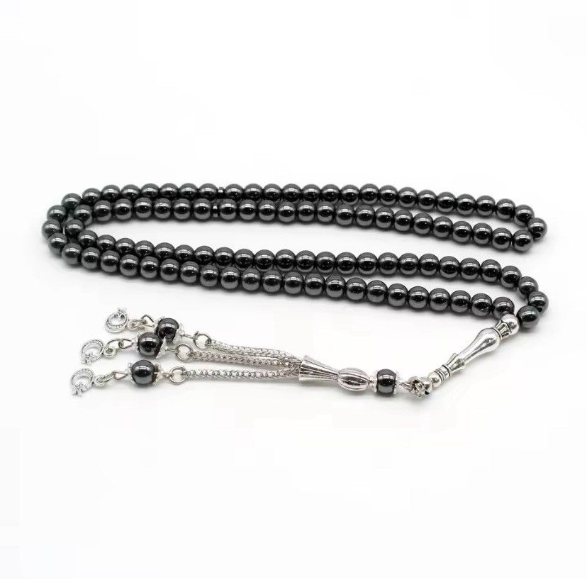 Other 6mm 99pcs Black Stone Prayer Beads Size ONE SIZE - 1 Thumbnail