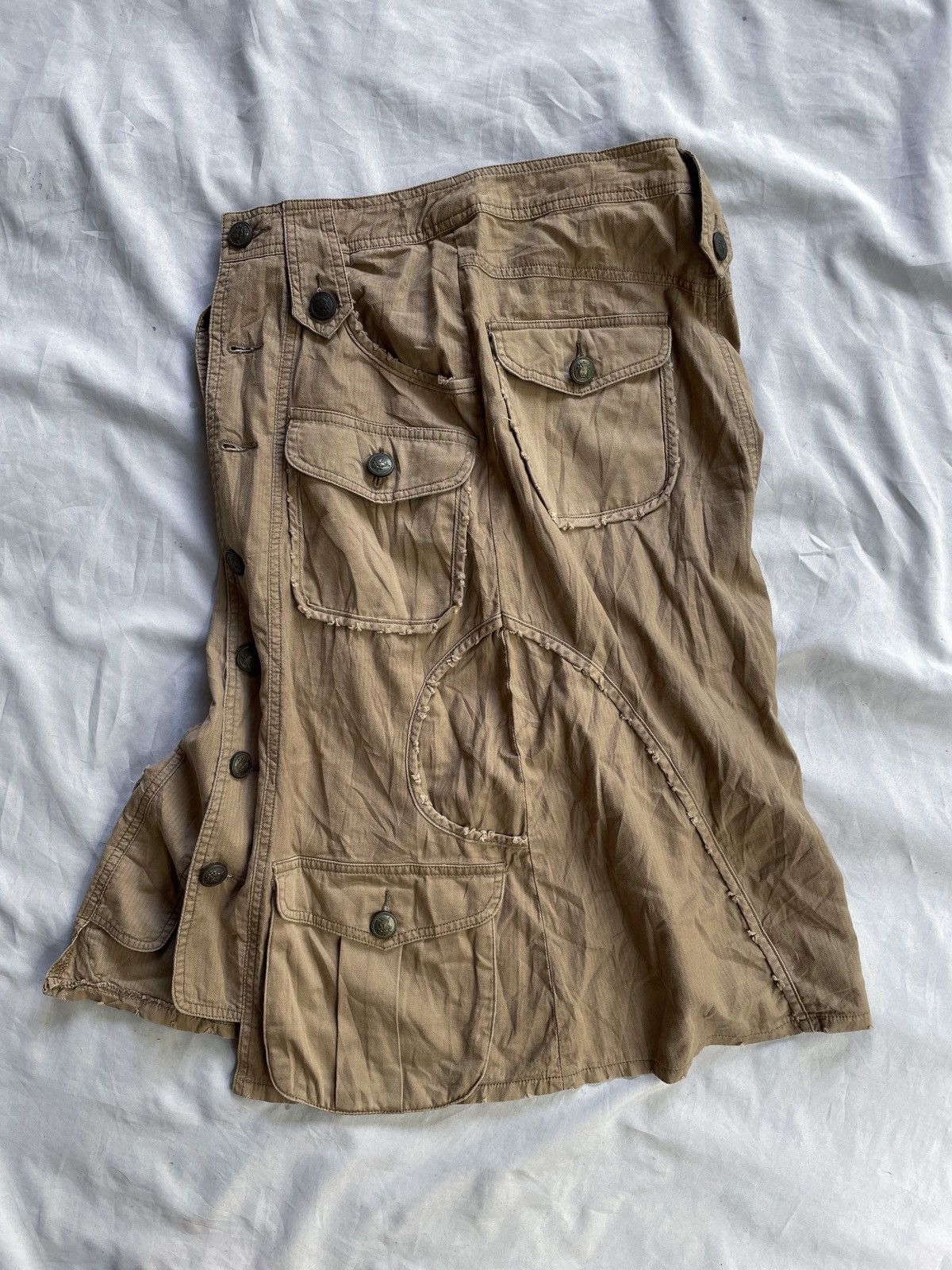 Japanese Brand JAPANESE BONDAGE SKIRT junya watanabe hysteric glamour style Size 29" - 3 Thumbnail