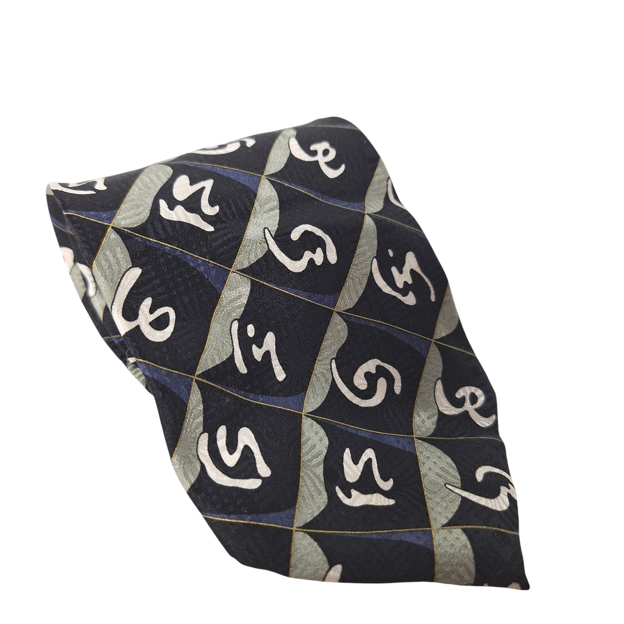Other J. Riggins Men's Silk Tie Abstract Geometric Square Pattern Size ONE SIZE - 1 Thumbnail