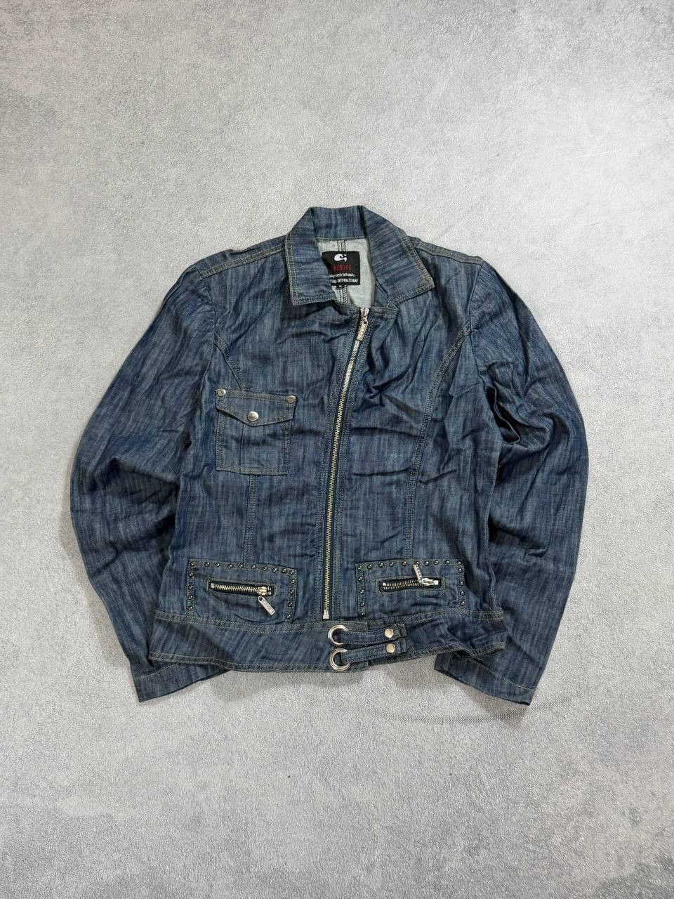 Japanese Brand Denim buttons hype hysteric glamour style denim jacket y2k Size US S / EU 44-46 / 1 - 1 Thumbnail