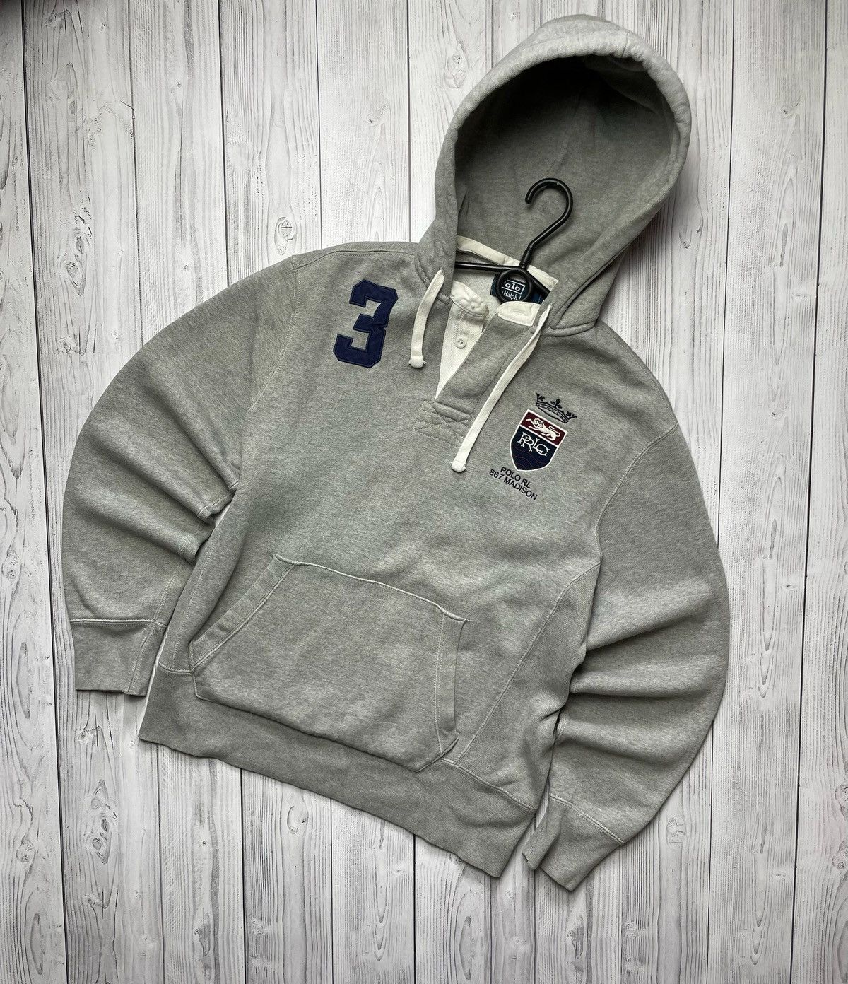Polo Ralph Lauren × Vintage Vintage polo Ralph Lauren hoodie size M logo Size US M / EU 48-50 / 2 - 1 Thumbnail