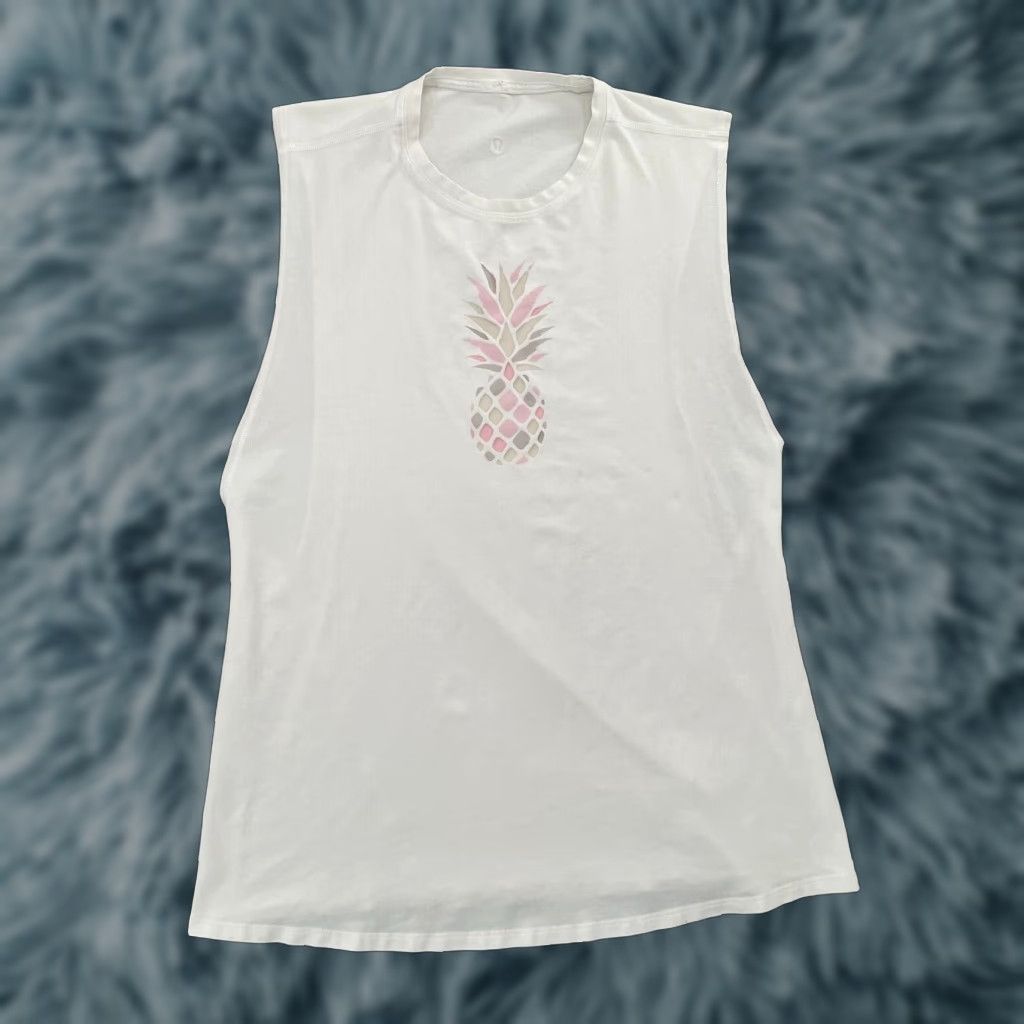 Lululemon VINTAGE Lululemon Tank Top Womens 6 Sleeveless Gym Yoga Casual White Pullover Size M / US 6-8 / IT 42-44 - 1 Thumbnail