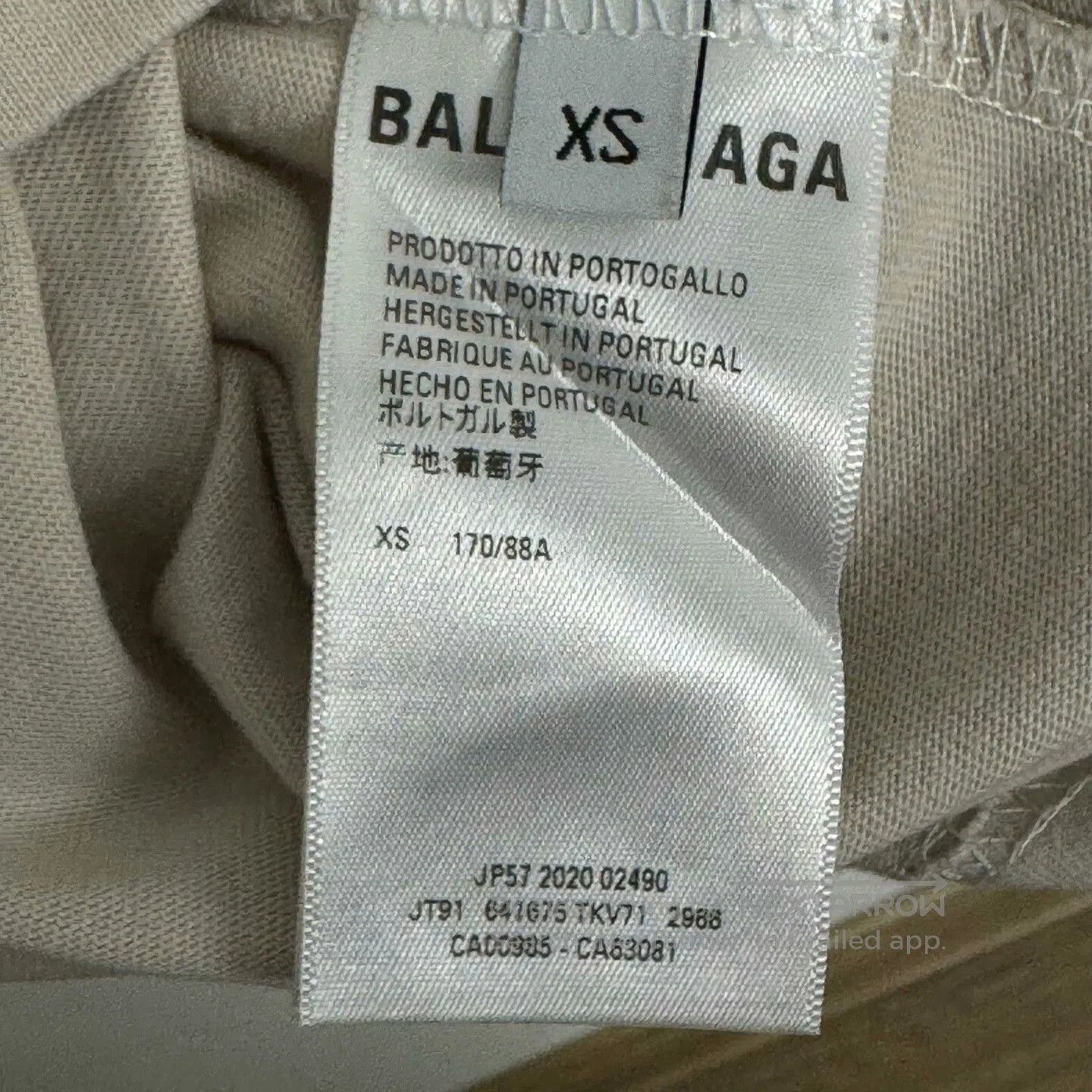 Balenciaga Balenciaga Embroidered Logo T-Shirt XS. Size US XS / EU 42 / 0 - 4 Thumbnail