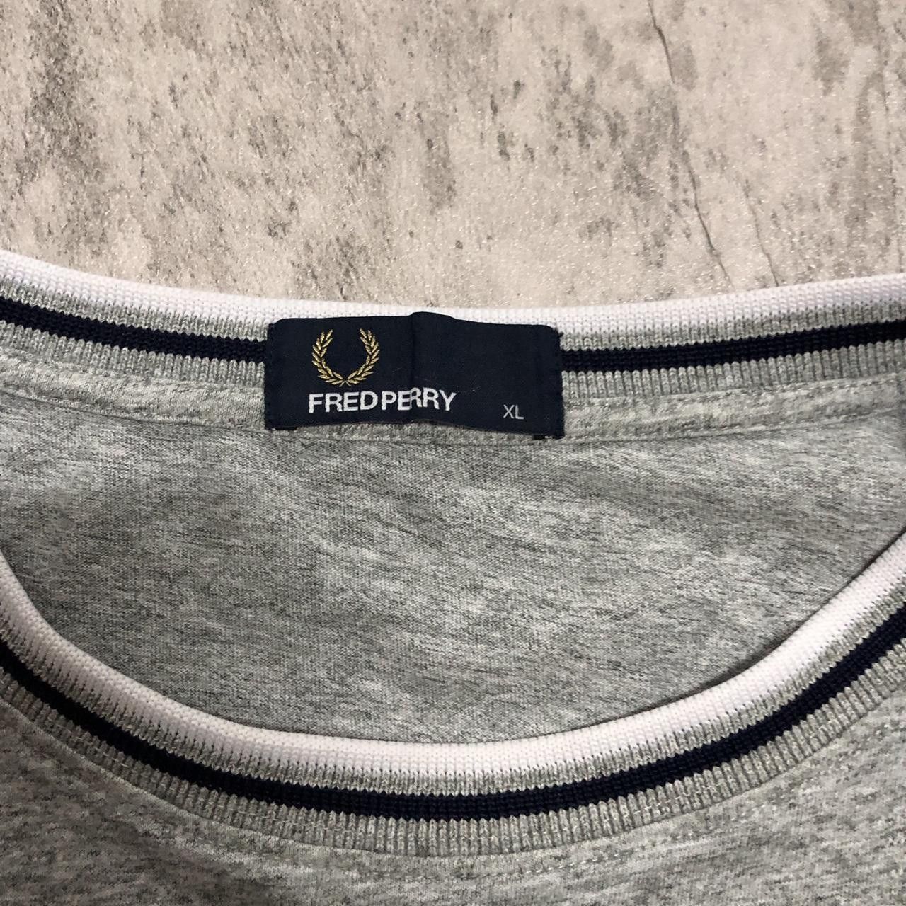 Fred Perry Grey Fred Perry T-shirt #FredPerry Size US XL / EU 56 / 4 - 3 Thumbnail