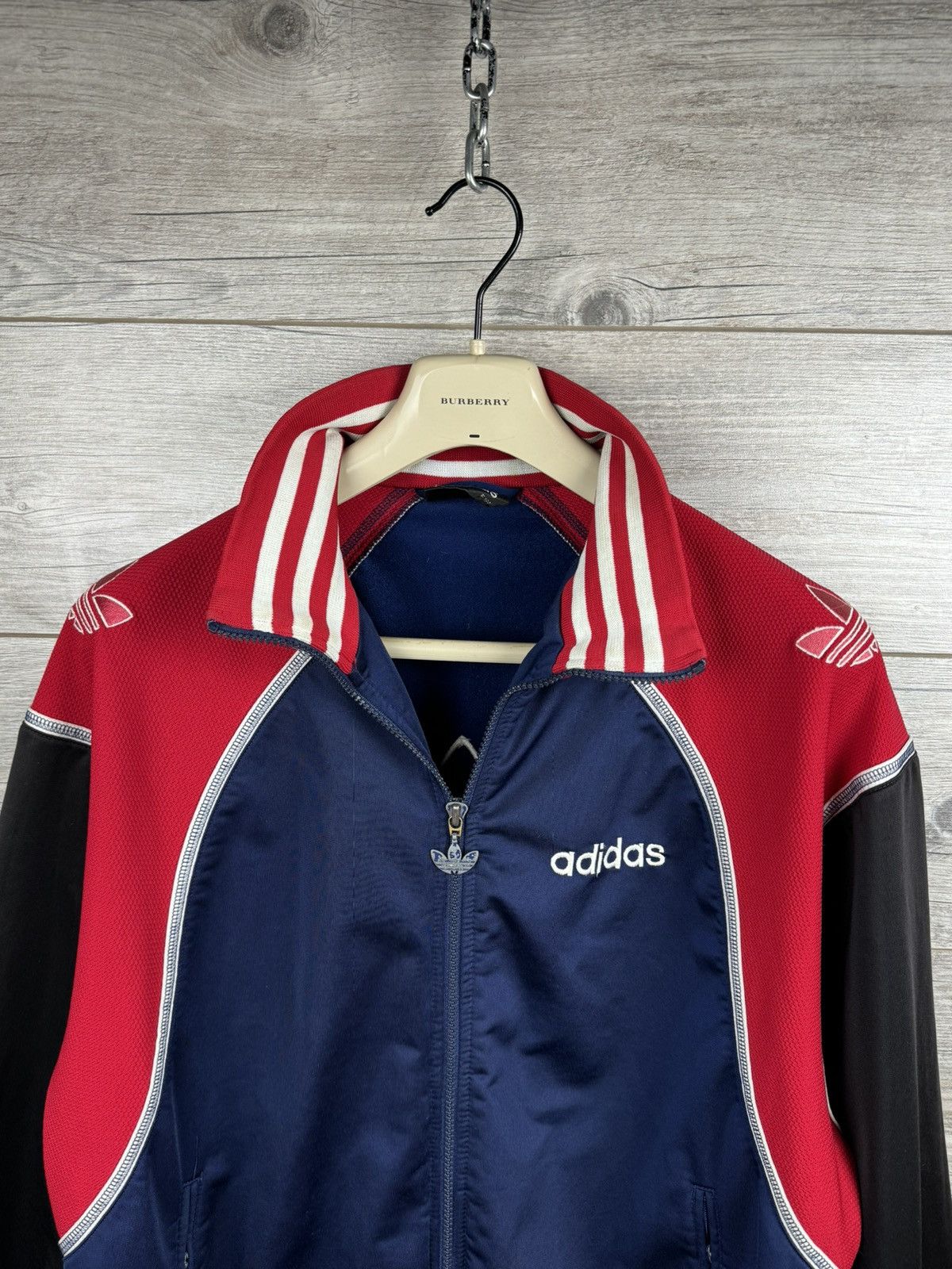 Adidas × Vintage Adidas Big Logo zip 80s Rare vintage size L Size US L / EU 52-54 / 3 - 15 Thumbnail