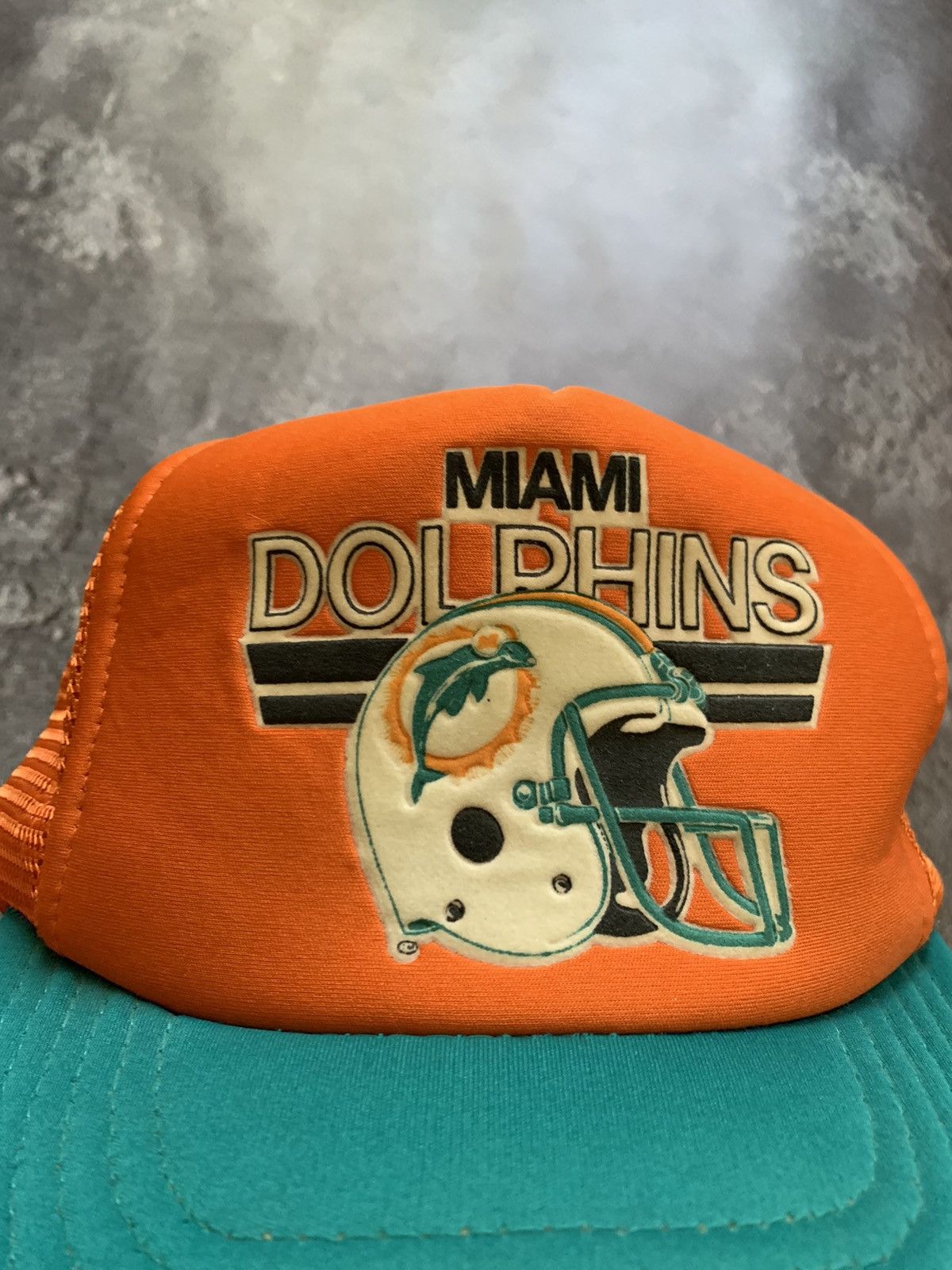 NFL × Vintage VTG 80’s Miami Dolphins EuroCap 1980 Trucker Hat/Cap Size ONE SIZE - 3 Thumbnail