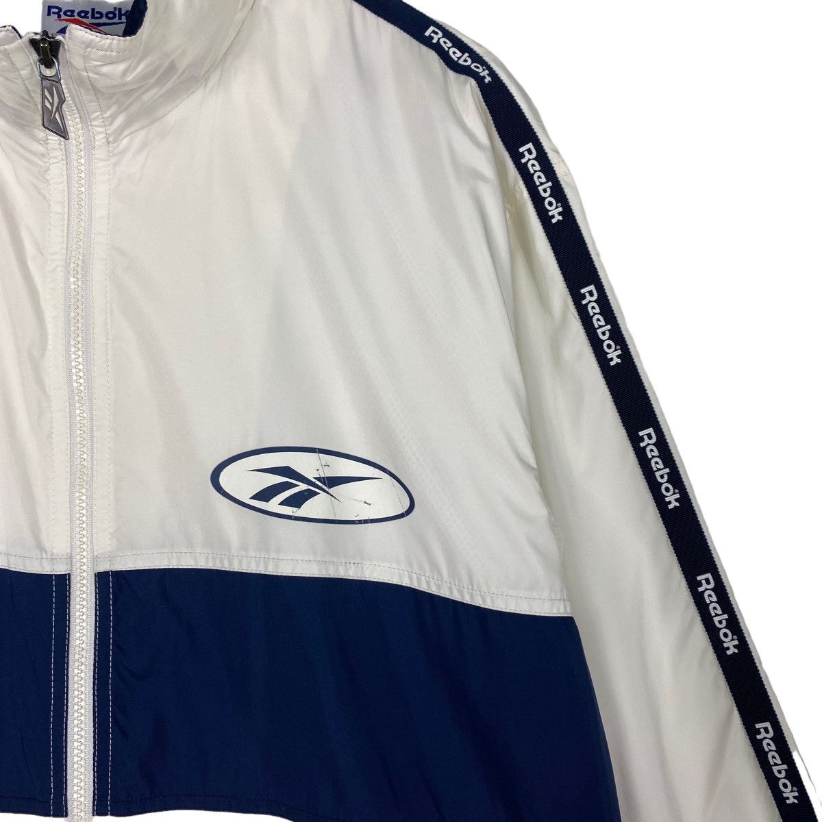 Reebok VINTAGE 90s REEBOK SMALL LOGO ZIPPER JACKET SIZE L Size US M / EU 48-50 / 2 - 6 Thumbnail