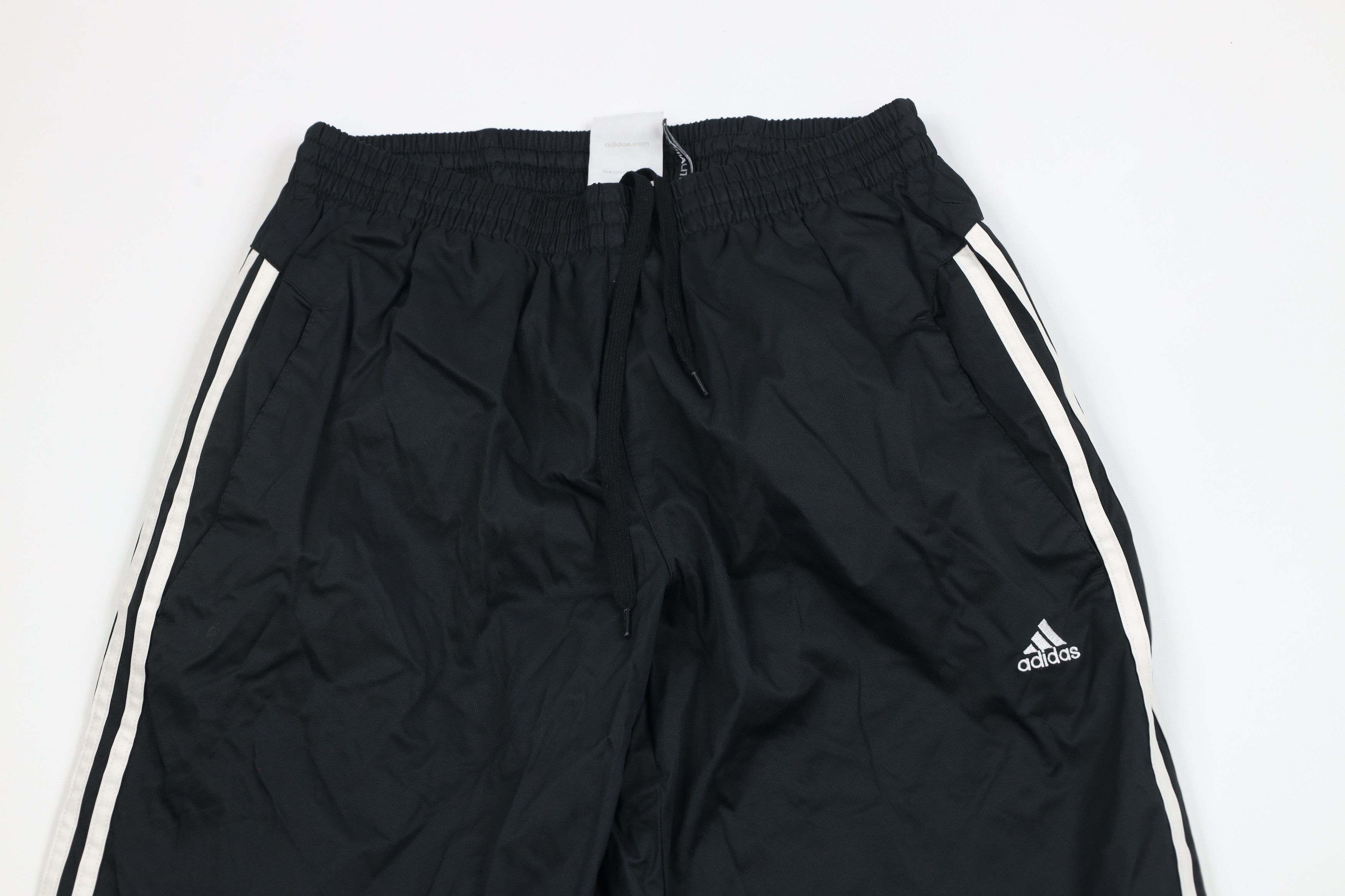 Adidas × Vintage Vintage Adidas Striped Lined Wide Leg Windbreaker Pants Size US 34 / EU 50 - 2 Thumbnail