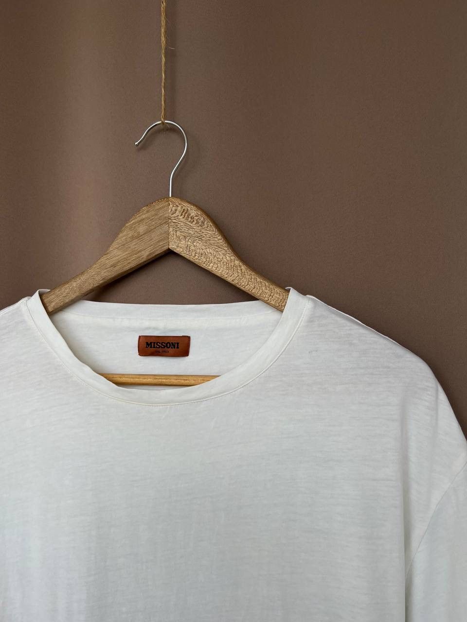 Missoni Missoni Embroidered Logo T-Shirt Mens Size XXL/XL White Size US XXL / EU 58 / 5 - 6 Thumbnail