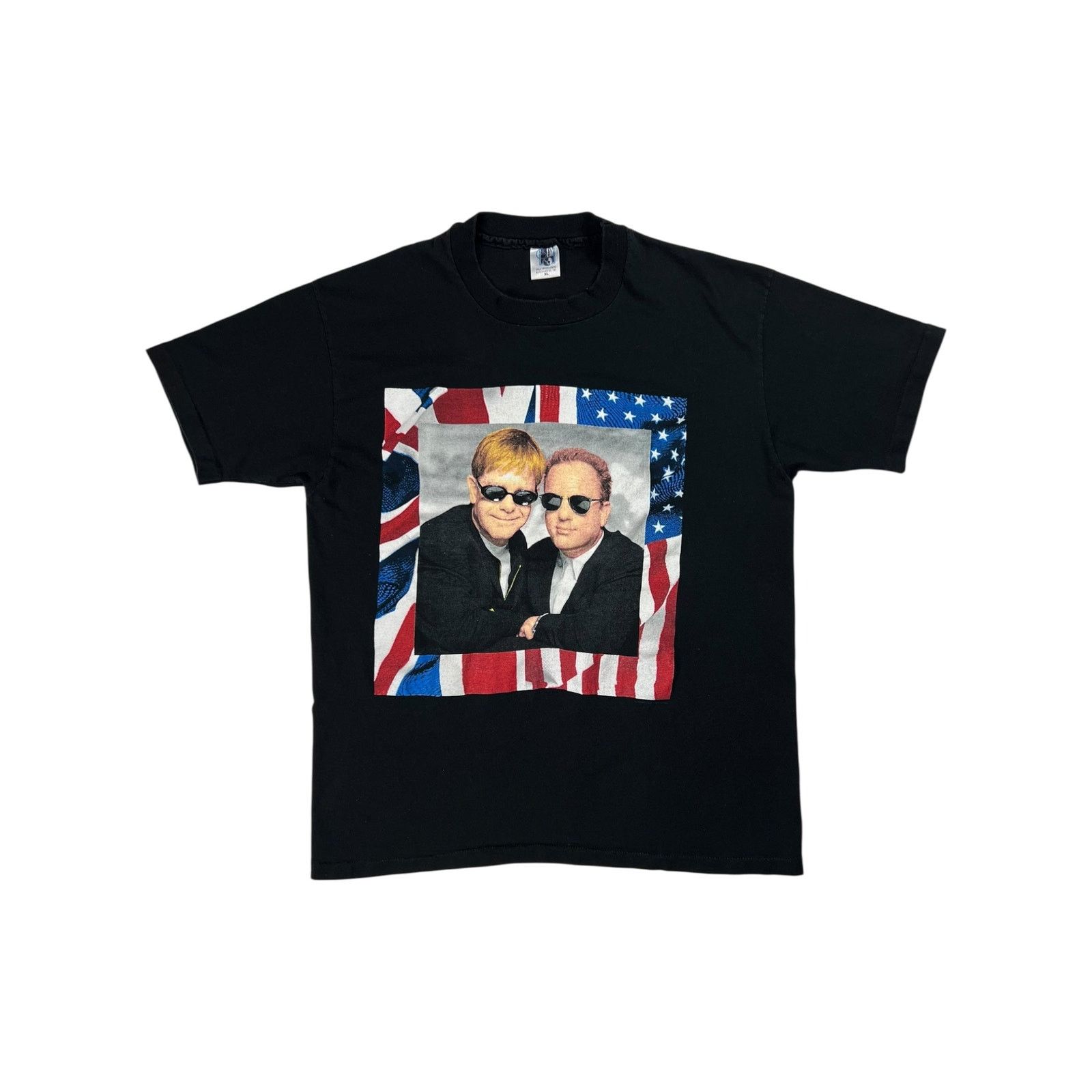 Band Tees × Vintage Vintage 1994 Elton John Billy Joel Face 2 Face