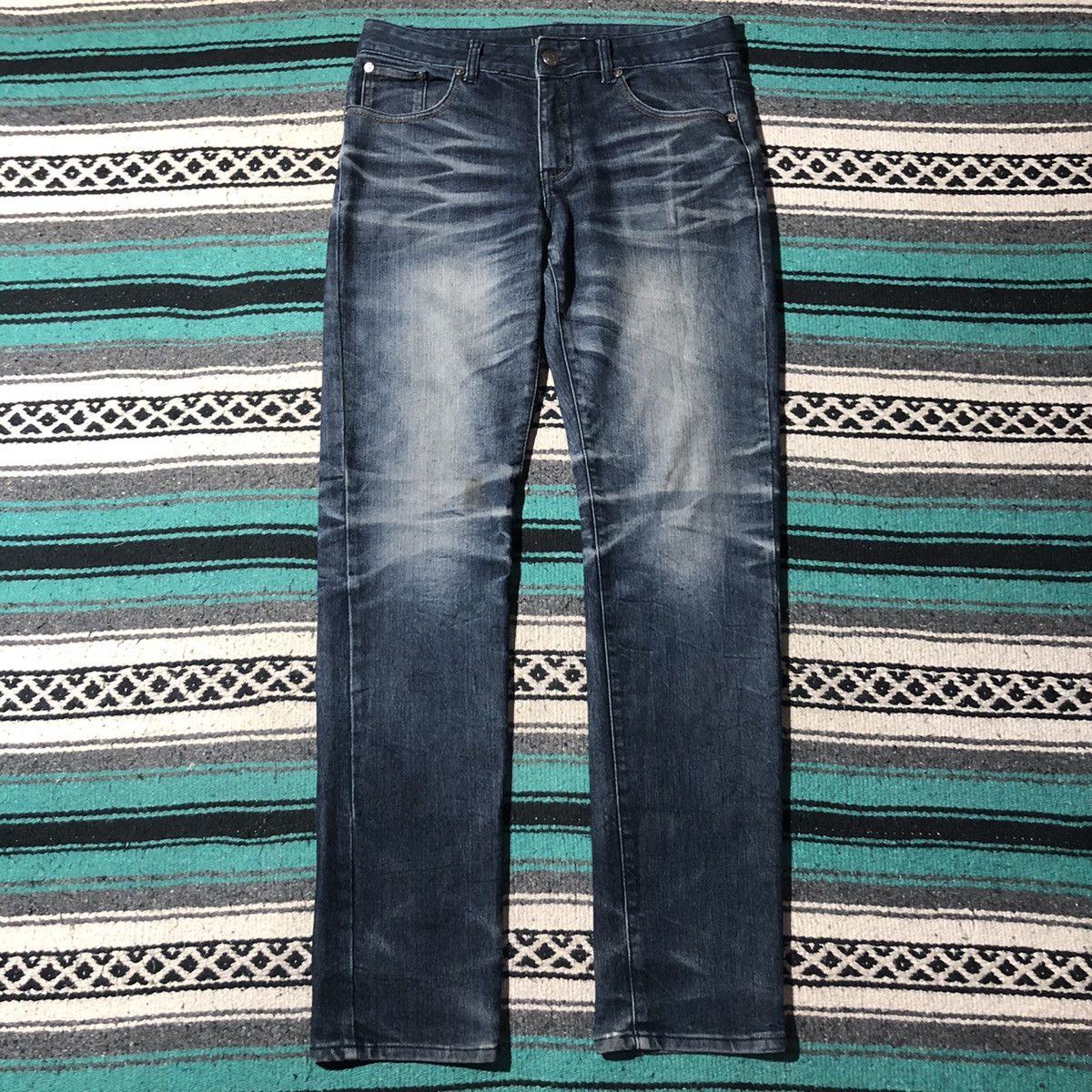 Vintage Rick Owens Junya Watanabe Style Washed Denim