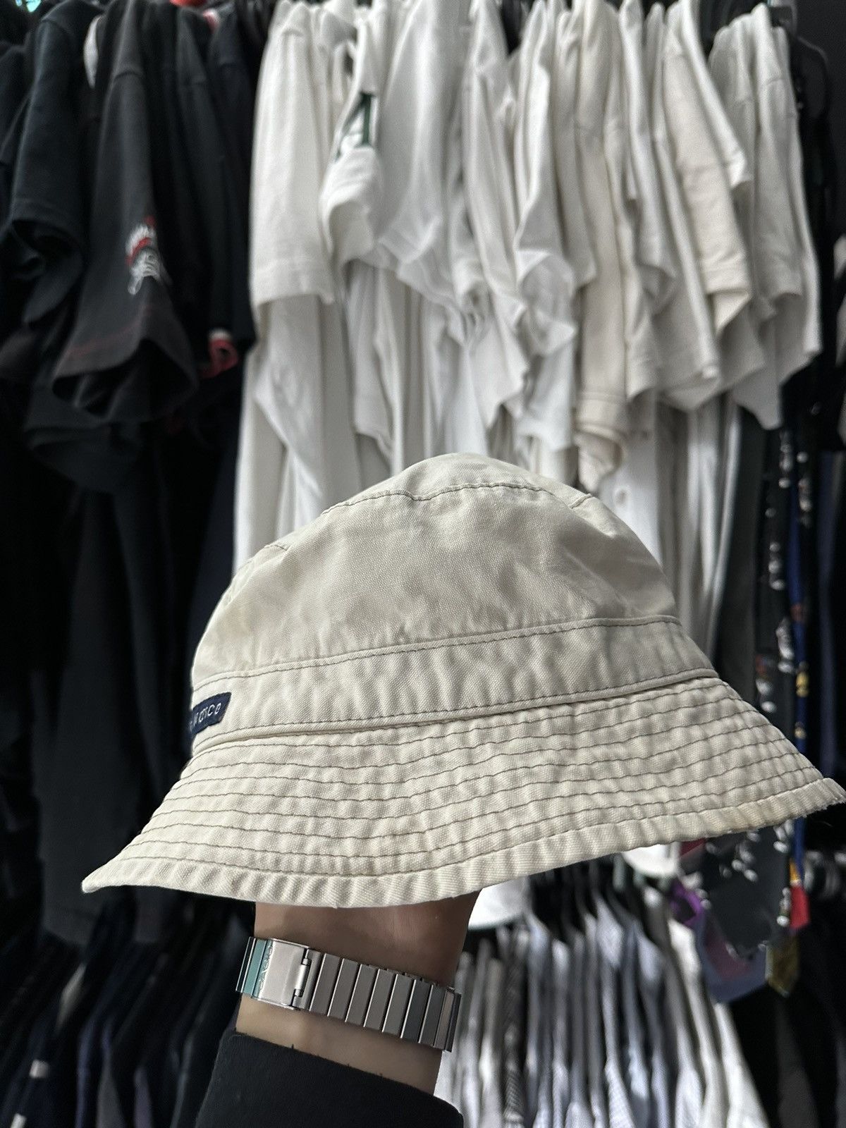 Levi's × Levi's Vintage Clothing × Vintage 🚨Vintage Levis MADE IN USA RARE 90s Bucket Hat Denim Size ONE SIZE - 4 Thumbnail