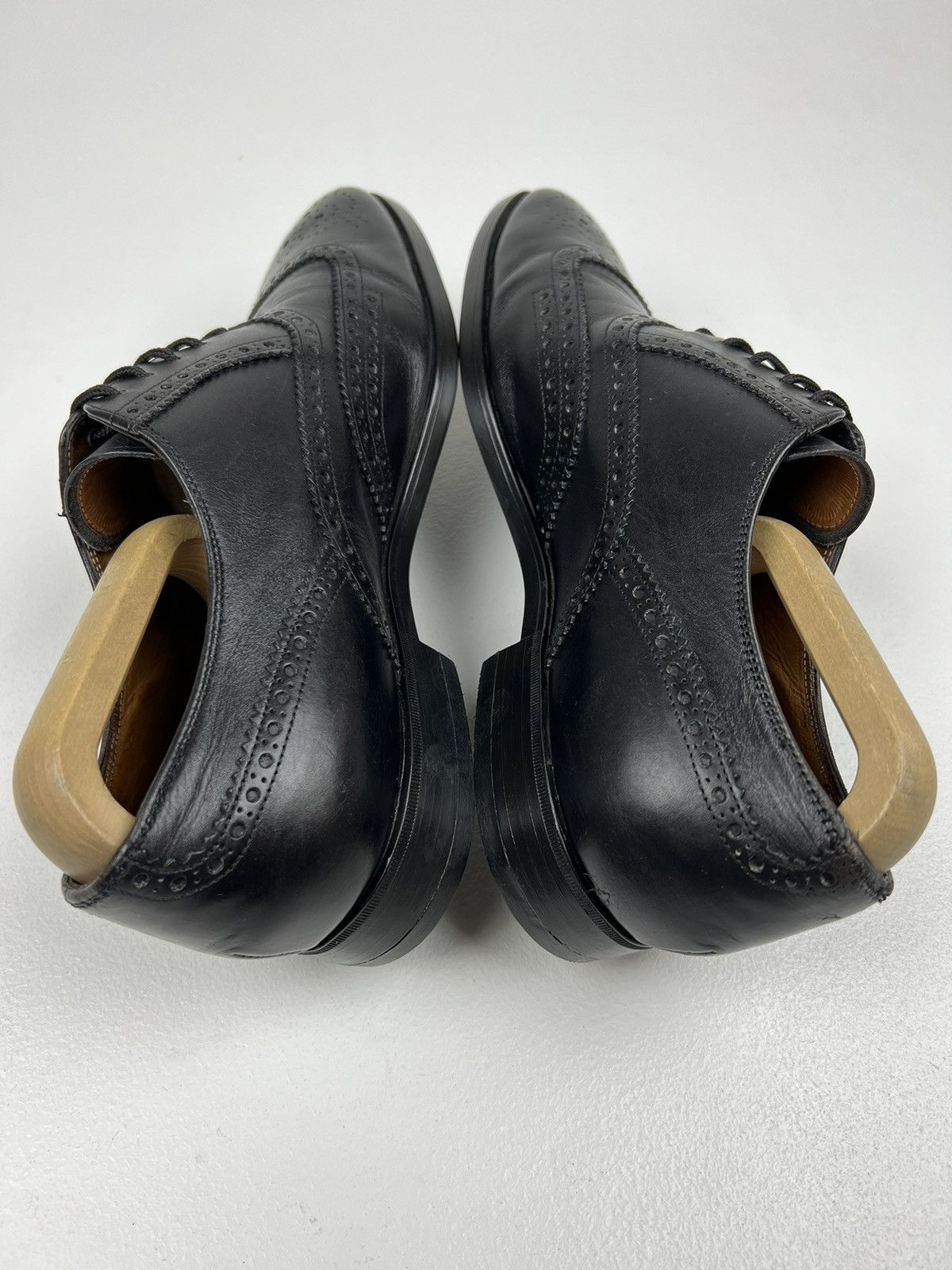 Prada PRADA MILANO Oxfords Leather Shoes Wingtip Black Men’s Size US 8.5 / EU 41-42 - 9 Thumbnail
