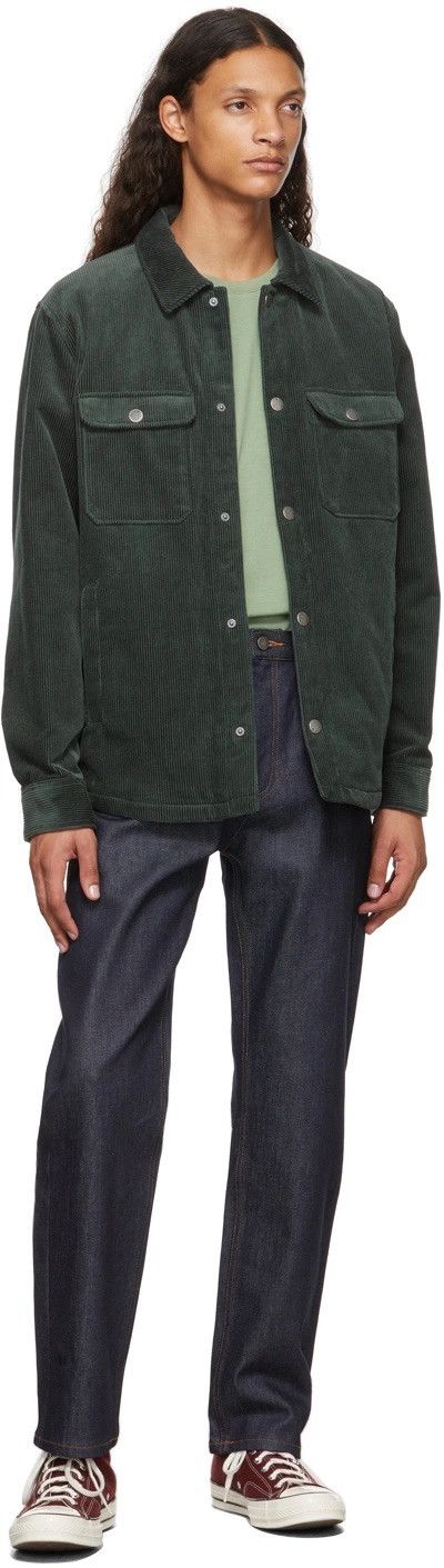 A.P.C. A.P.C. Corduroy Alex Jacket in Dark Green Size US S / EU 44-46 / 1 - 6 Thumbnail