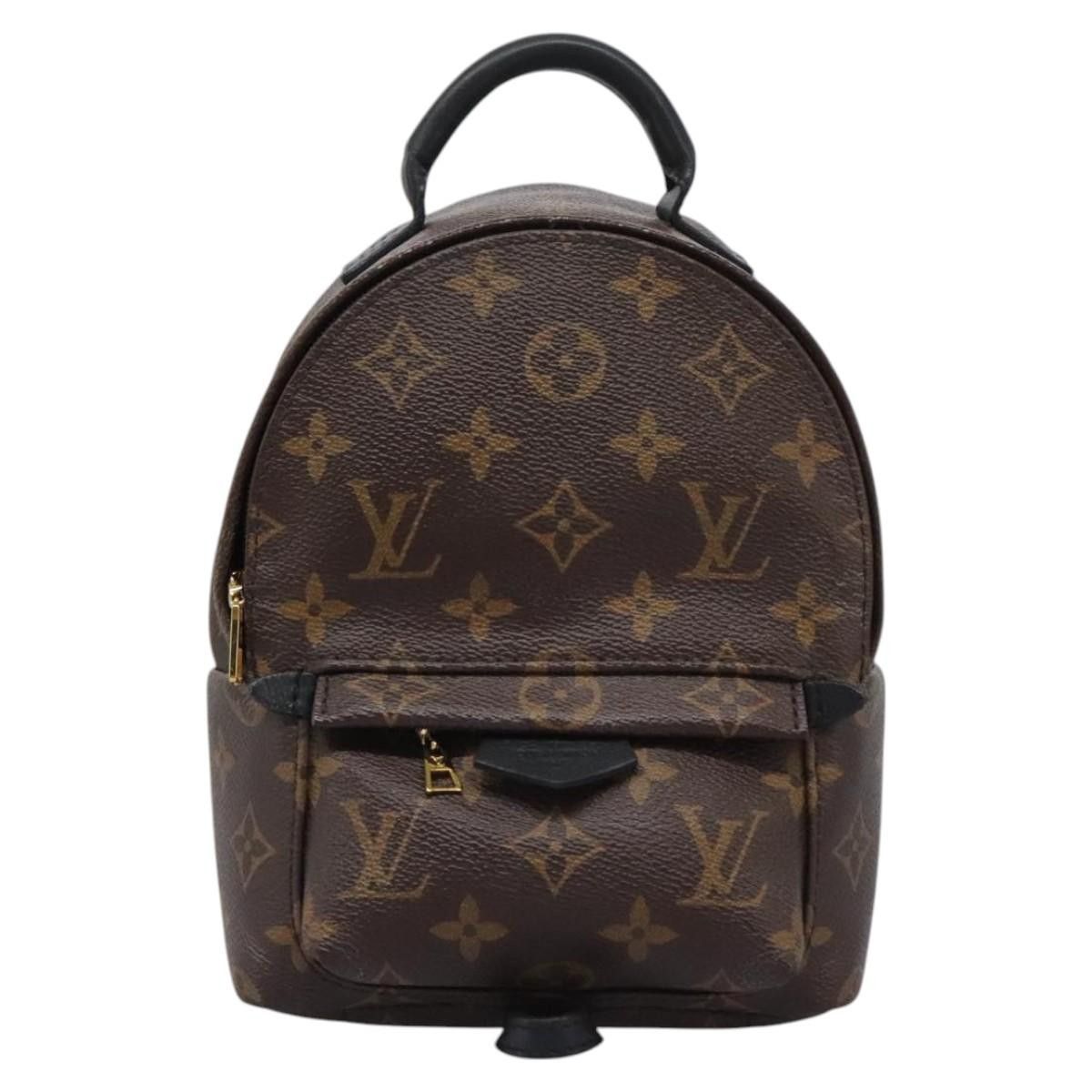 Louis Vuitton Palm Springs Mini Brown Canvas Backpack Bag (Pre-Owned) Size ONE SIZE - 1 Thumbnail