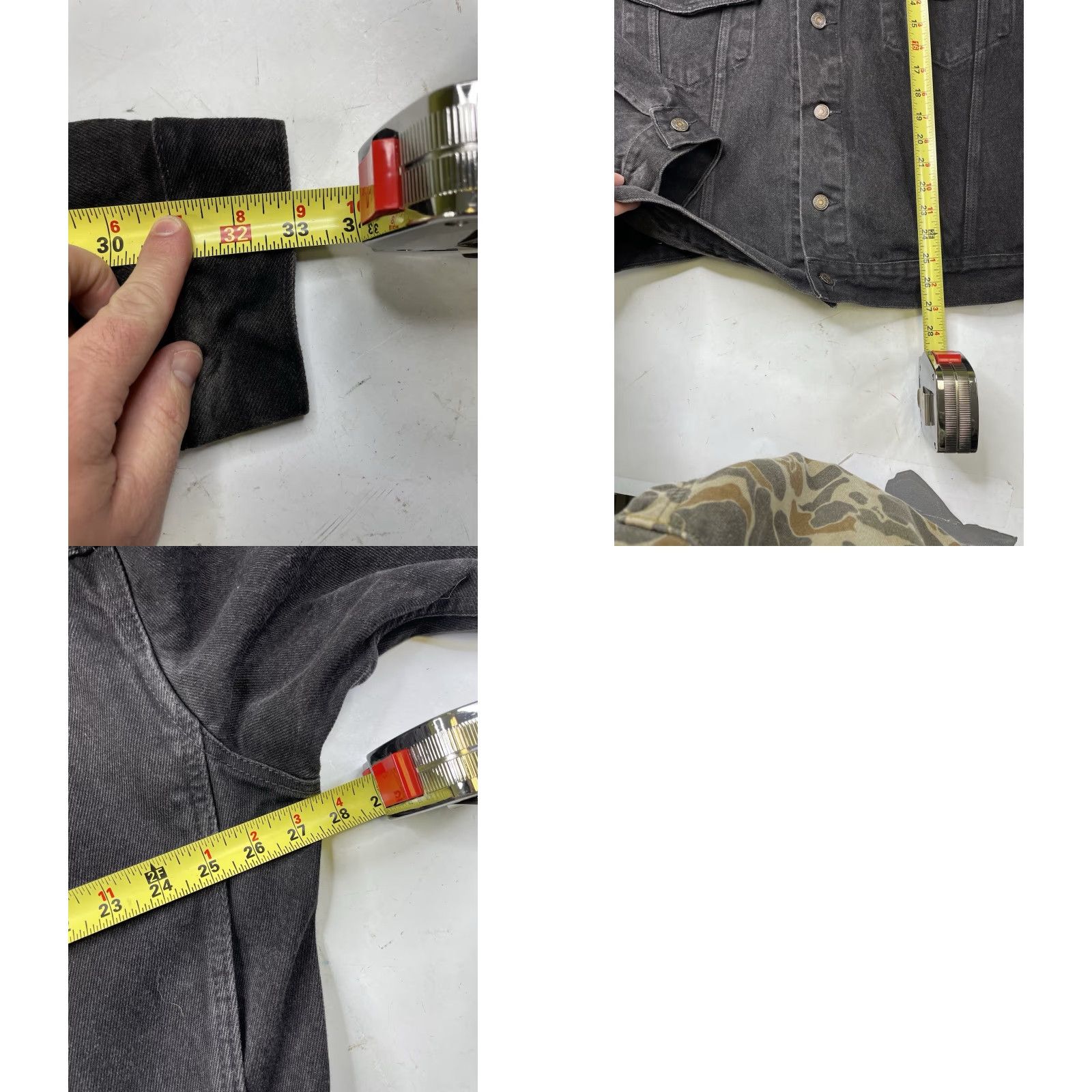 Levi's VINTAGE Levi's Trucker Jacket Black Denim 90s 4159 70598 Men's Large Boxy Size US L / EU 52-54 / 3 - 8 Thumbnail
