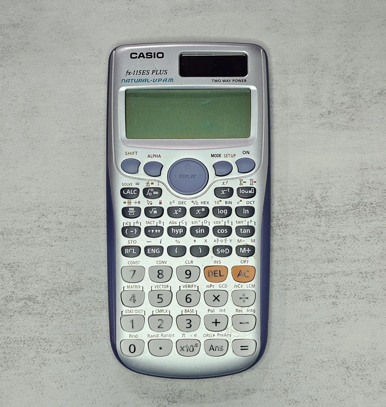 Casio Casio: fx-115ES: Plus Natural-U.P.A.M: Scientific Calculator Size ONE SIZE - 1 Thumbnail