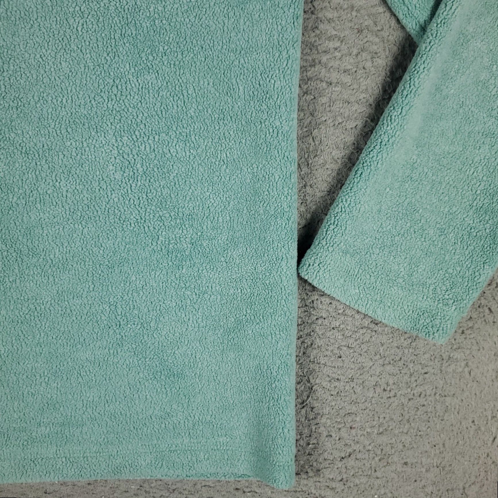 Vineyard Vines Vineyard Vines Sweater Mens Medium Turquoise Fleece 1/4 Zip Polo Pullover Logo Mock Neck Regular Fit Size US M / EU 48-50 / 2 - 4 Thumbnail