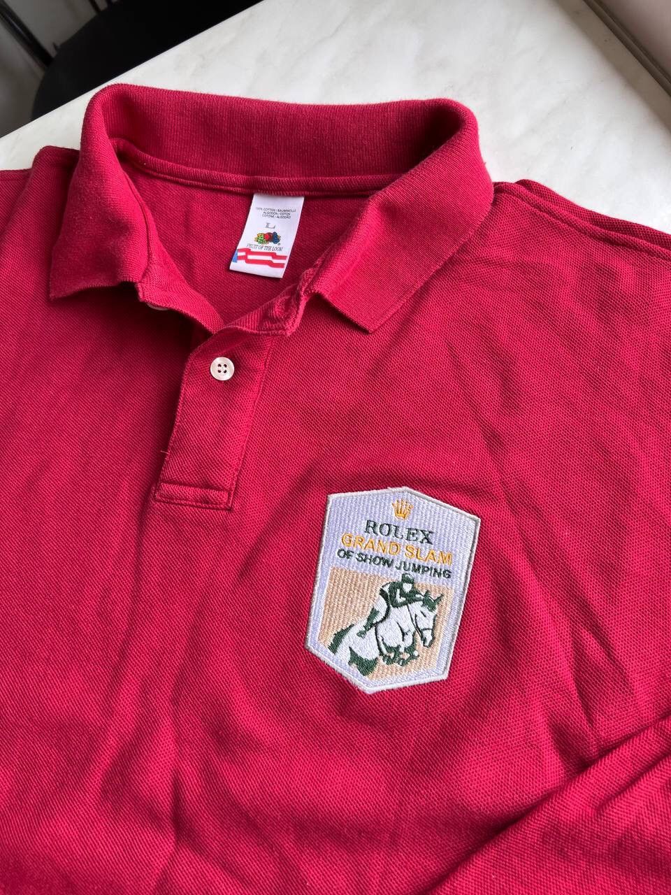 Designer × Rolex Rolex Vintage Polo long sleeve shirt button up horse racing Size US L / EU 52-54 / 3 - 3 Thumbnail