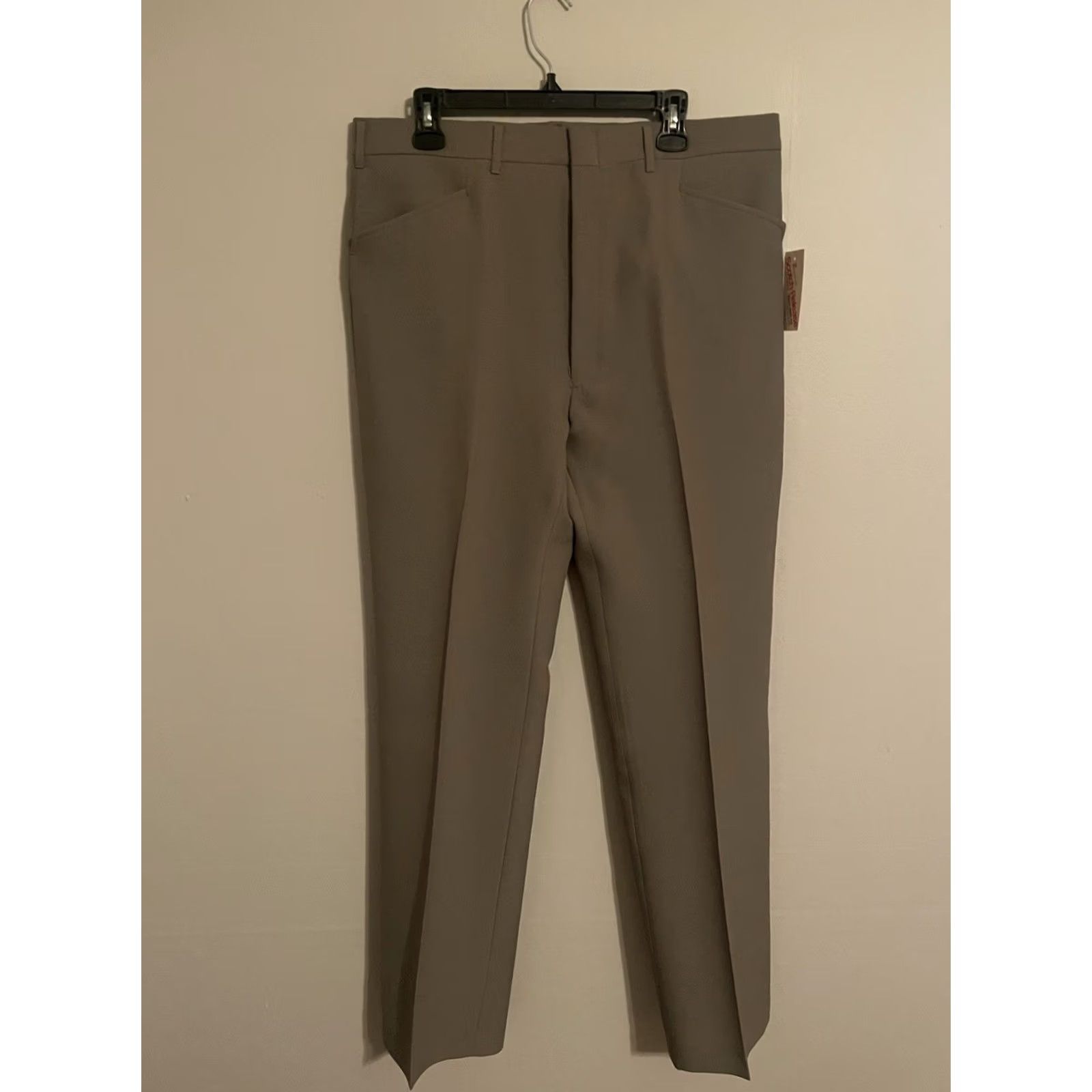 Haggar Vintage Haggar Scotch Release Klopman Light Gray Dress Pants - Mens 38x34 -New Size US 38 / EU 54 - 3 Thumbnail
