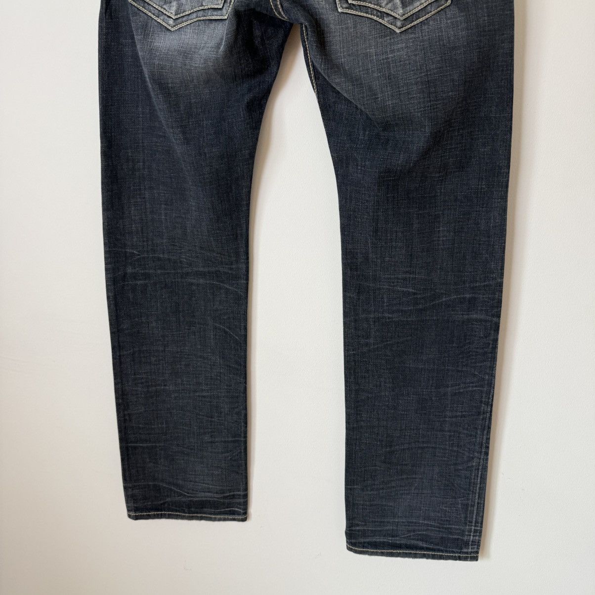 Robins Jeans Robin’s Jeans Racer Faded Leather Accent Bootcut Denim Y2K Size US 34 / EU 50 - 8 Thumbnail