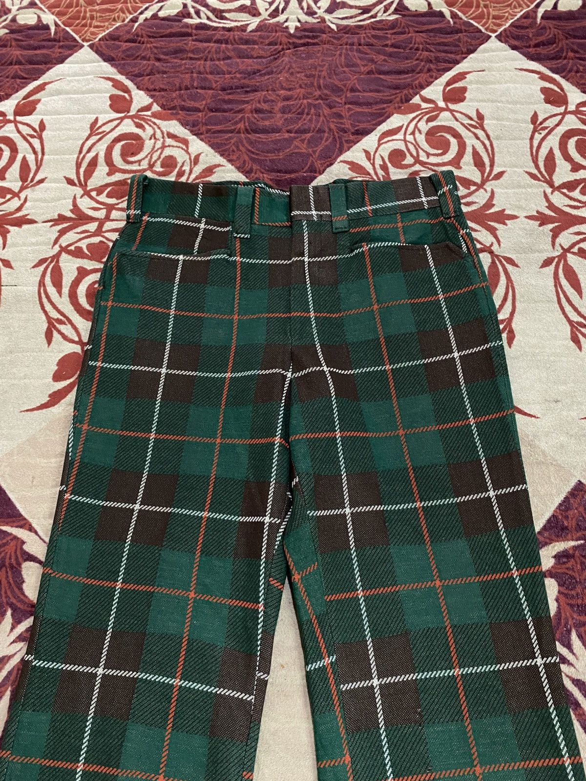 Lee 1970s Lee Plaid Tartan Pants Size US 30 / EU 46 - 3 Thumbnail